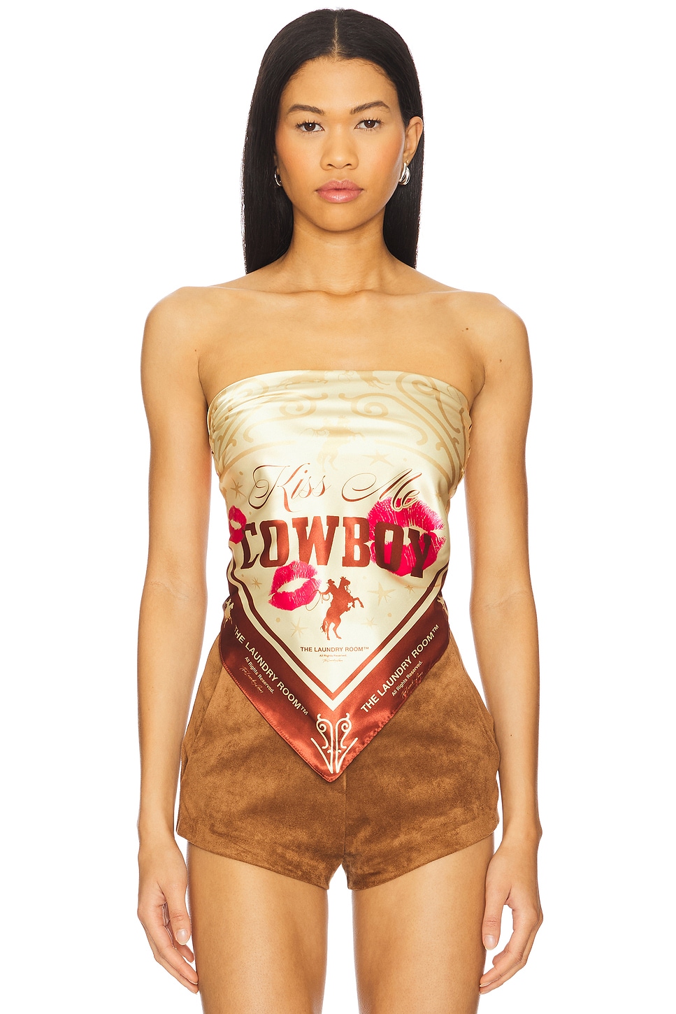 X Revolve Kiss Me Cowboy Bandana