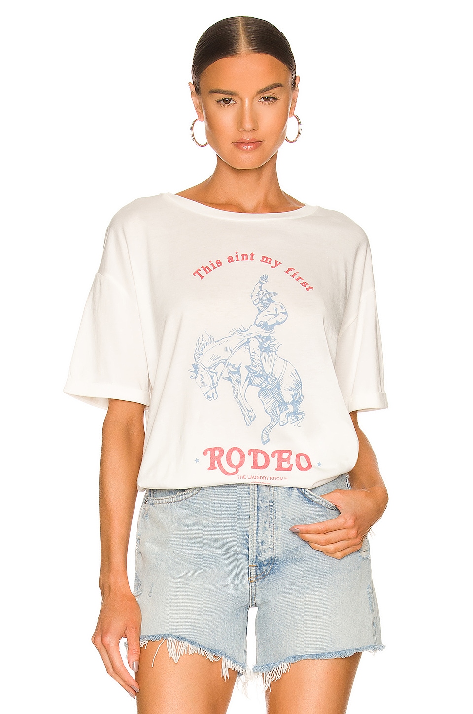 Image 1 of This Ain't My First Rodeo Oversized Tee in Super Bright