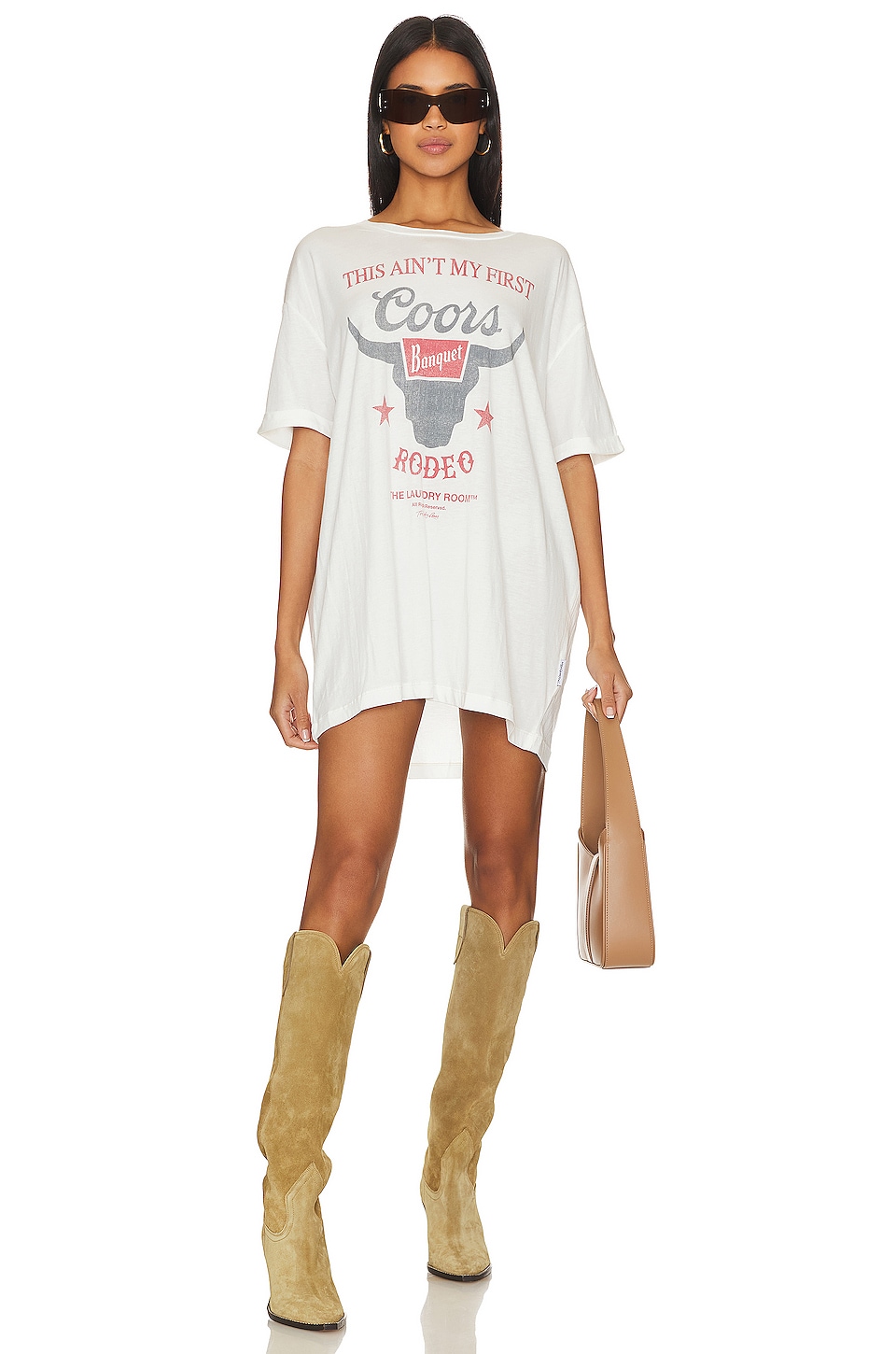 Ain't My First Coors Rodeo Oversized Tee