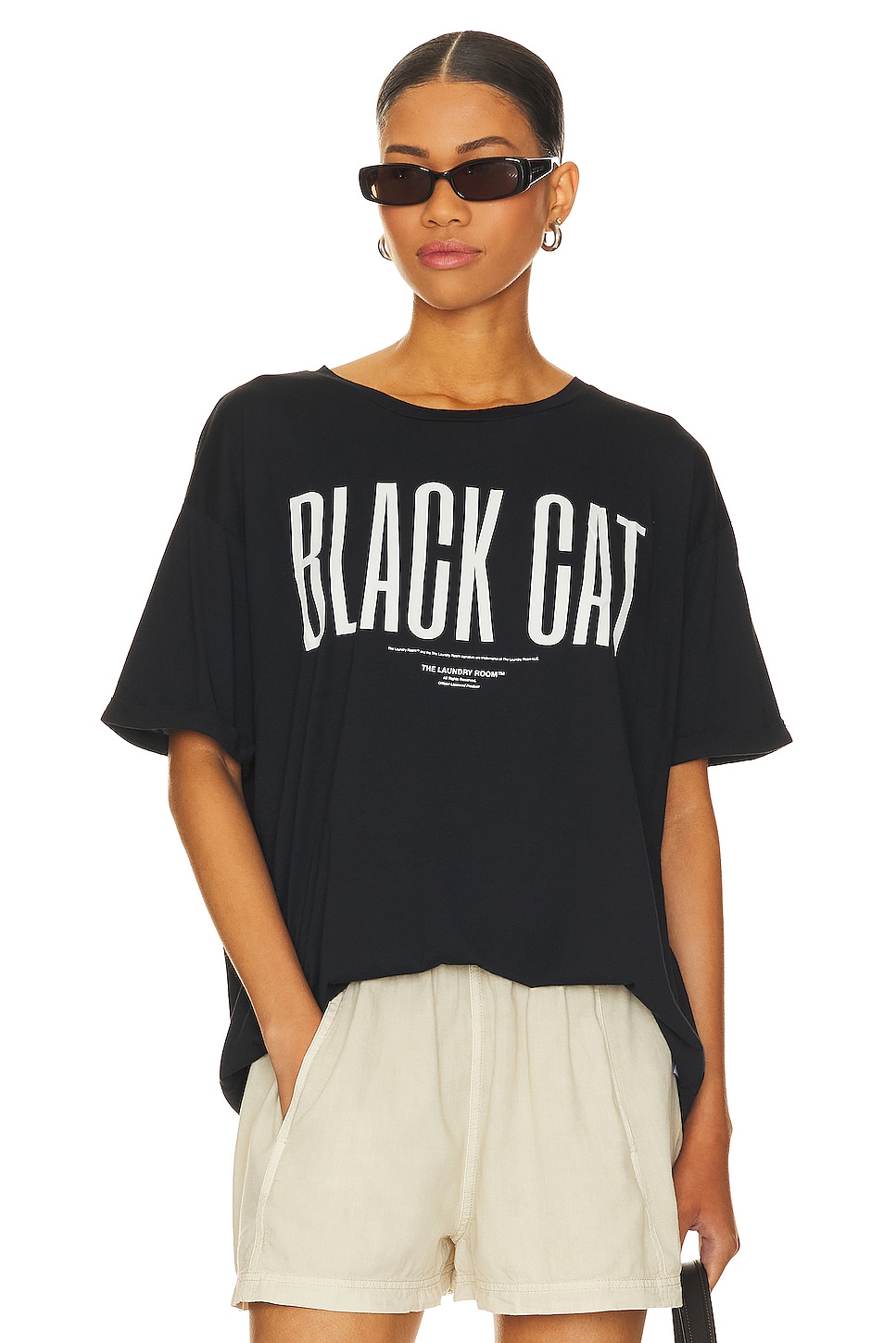 The Laundry Room BLACK CAT オーバーサイズTシャツ - Black | REVOLVE