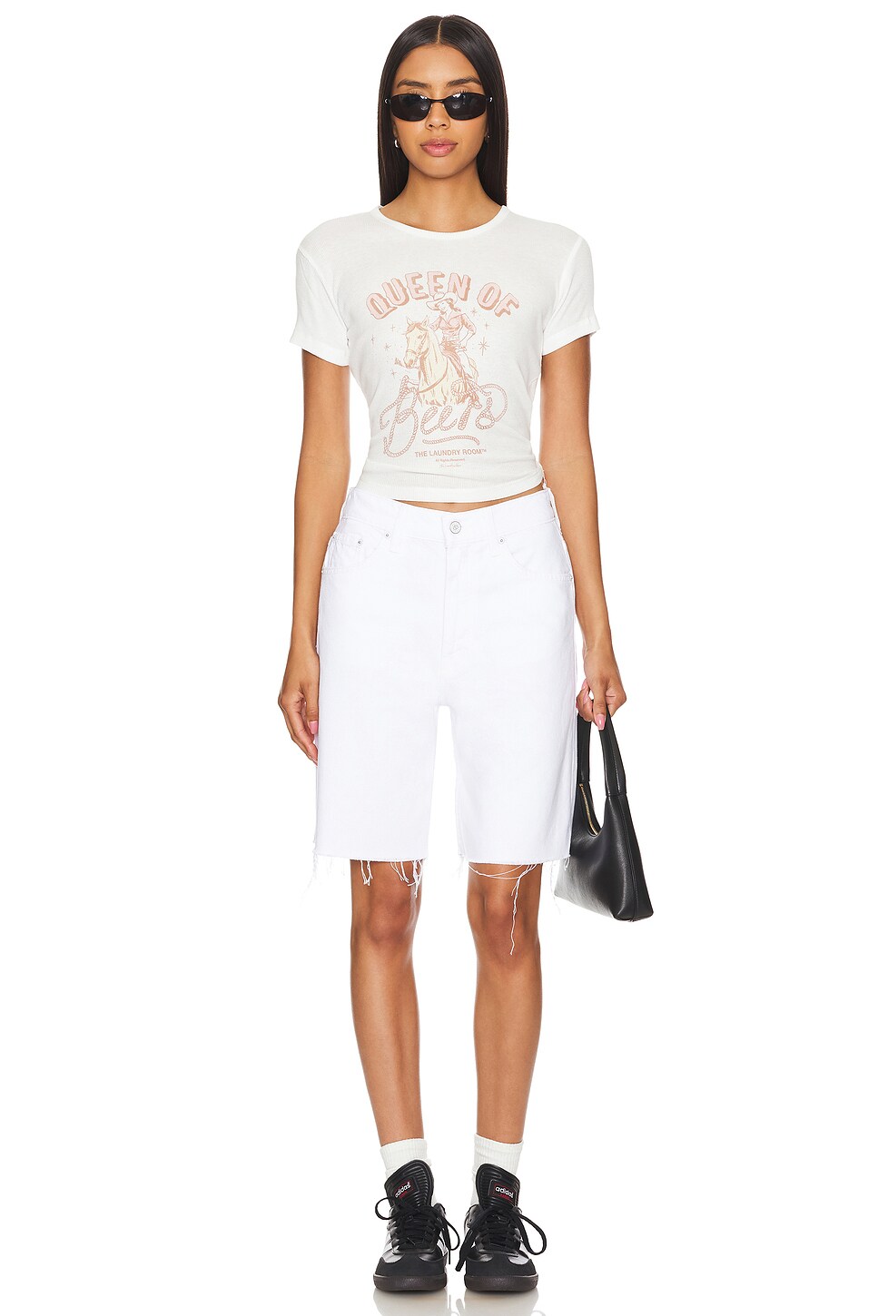 Rodeo Queen Of Beers Baby Rib Tee