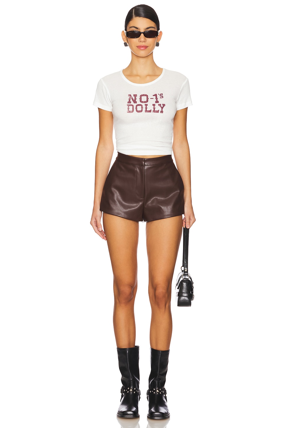 The Laundry Room No One's Dolly Baby Rib Tee in White | REVOLVE