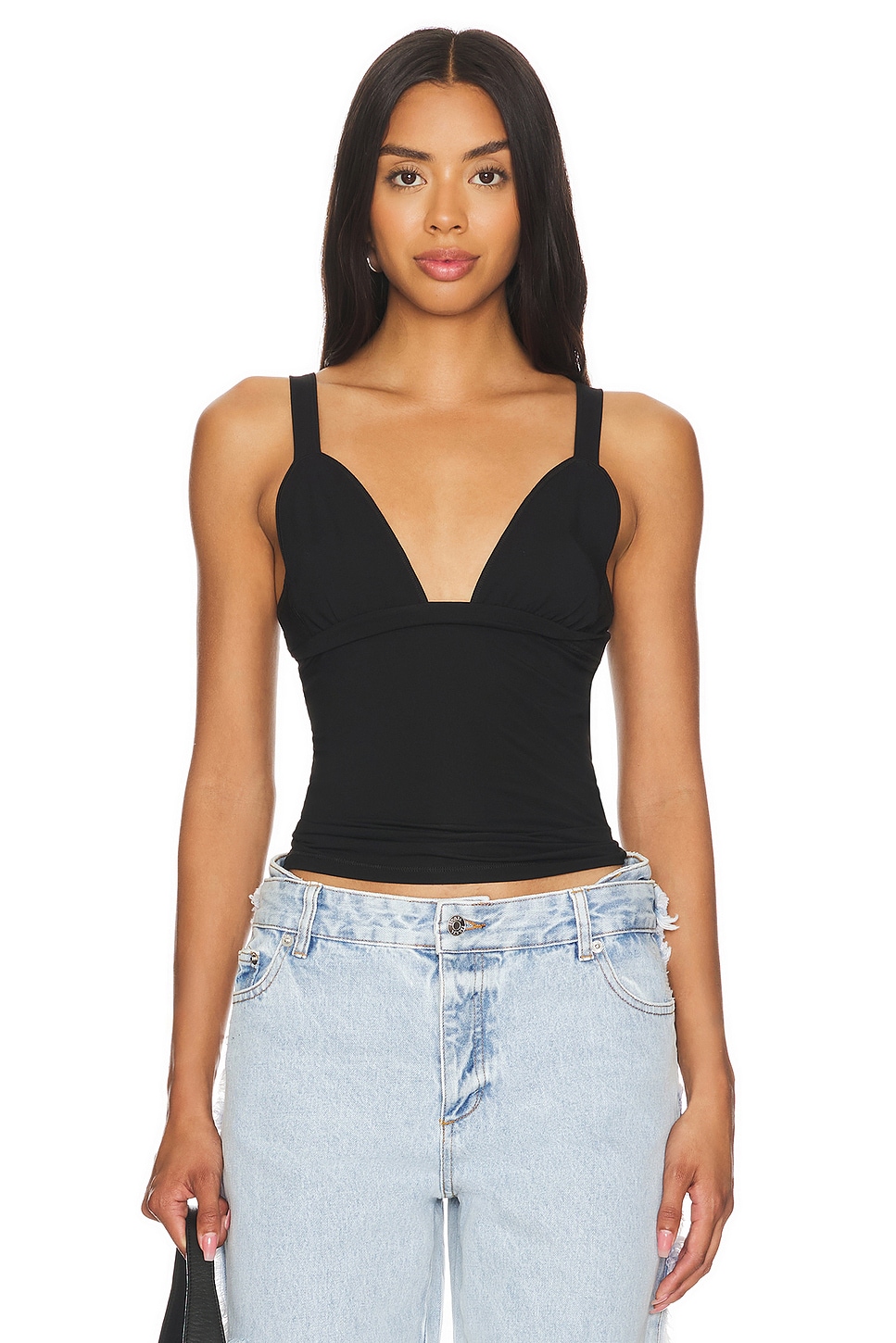The Line by K Josephine Tank in Black | REVOLVE