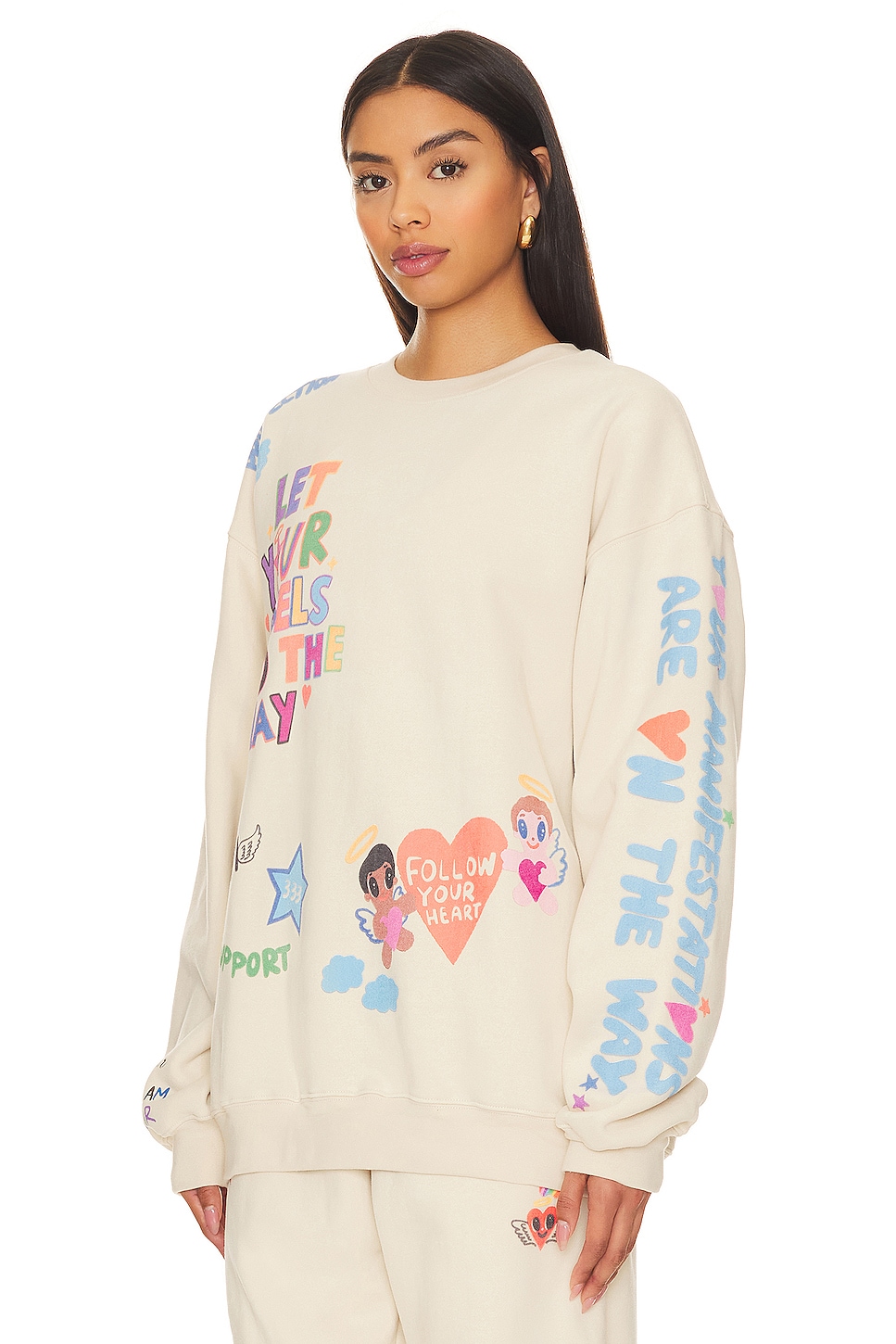 The Mayfair Group Angels All Around You Crewneck thumbnail