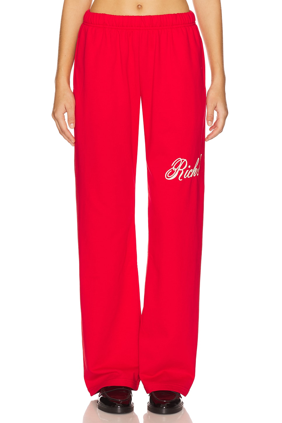 The Mayfair Group Rich in Life Wide Leg Sweatpants