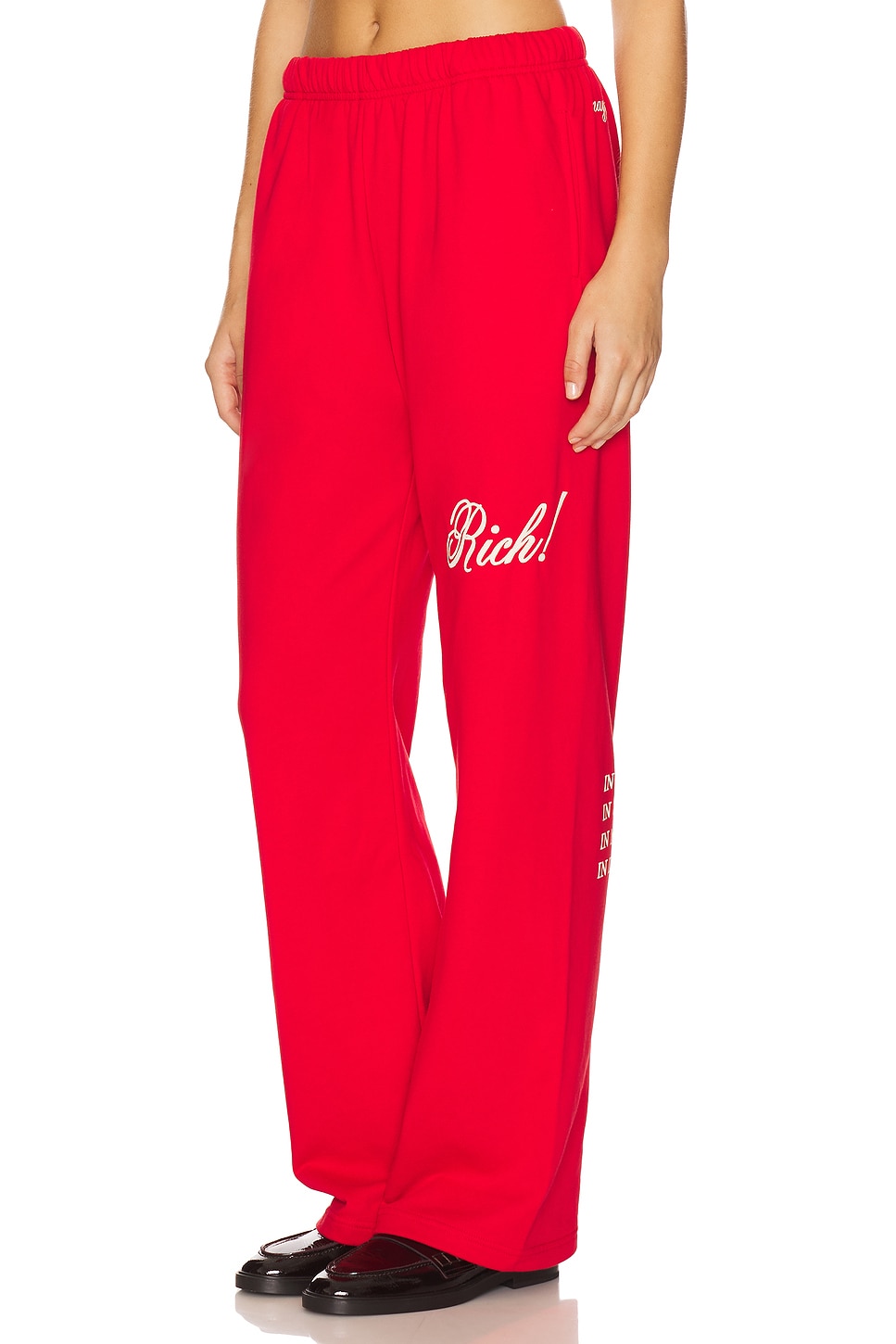 The Mayfair Group Rich in Life Wide Leg Sweatpants