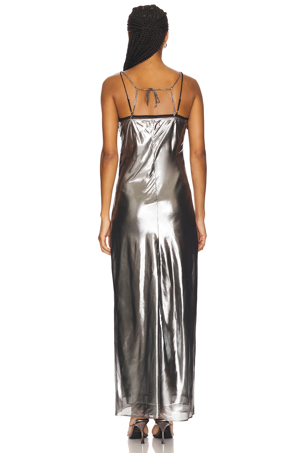 Tyler McGillivary Estelle Slip Dress in Silver | REVOLVE Tyler McGillivary Estelle Slip Dress in Silver | REVOLVE
