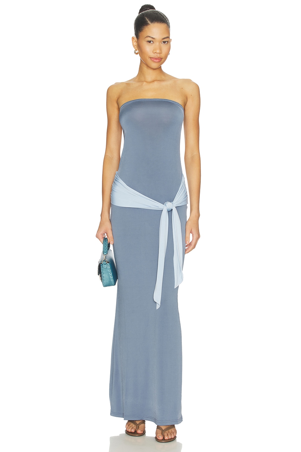 Tiger Mist Tove Maxi Dress in Blue