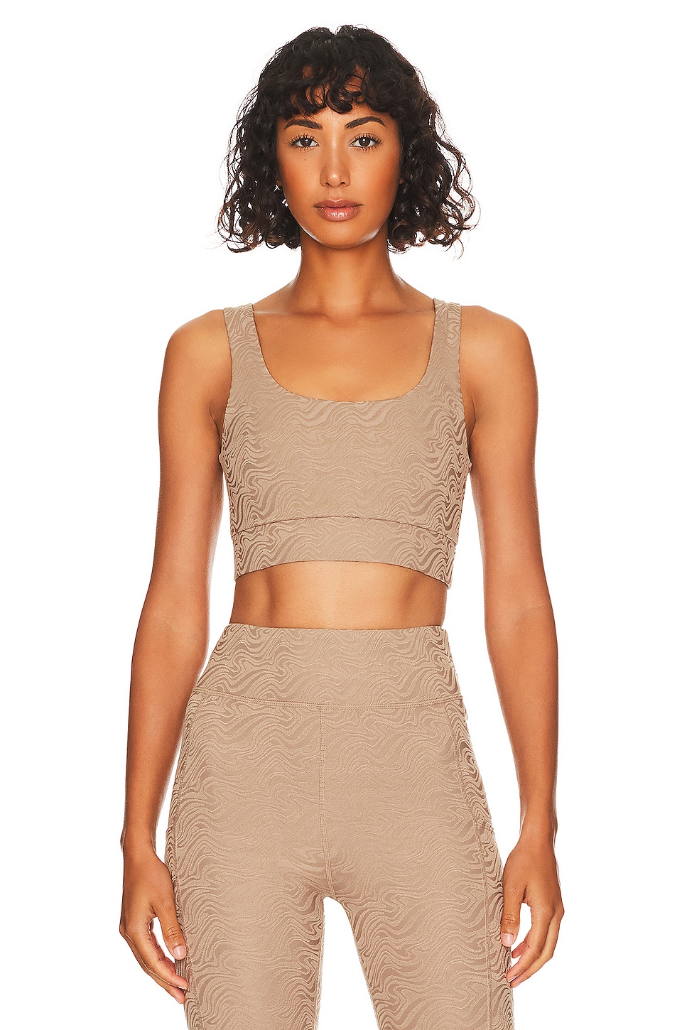 TWENTY Montreal Swirl 3D Sportsbra in Mocha