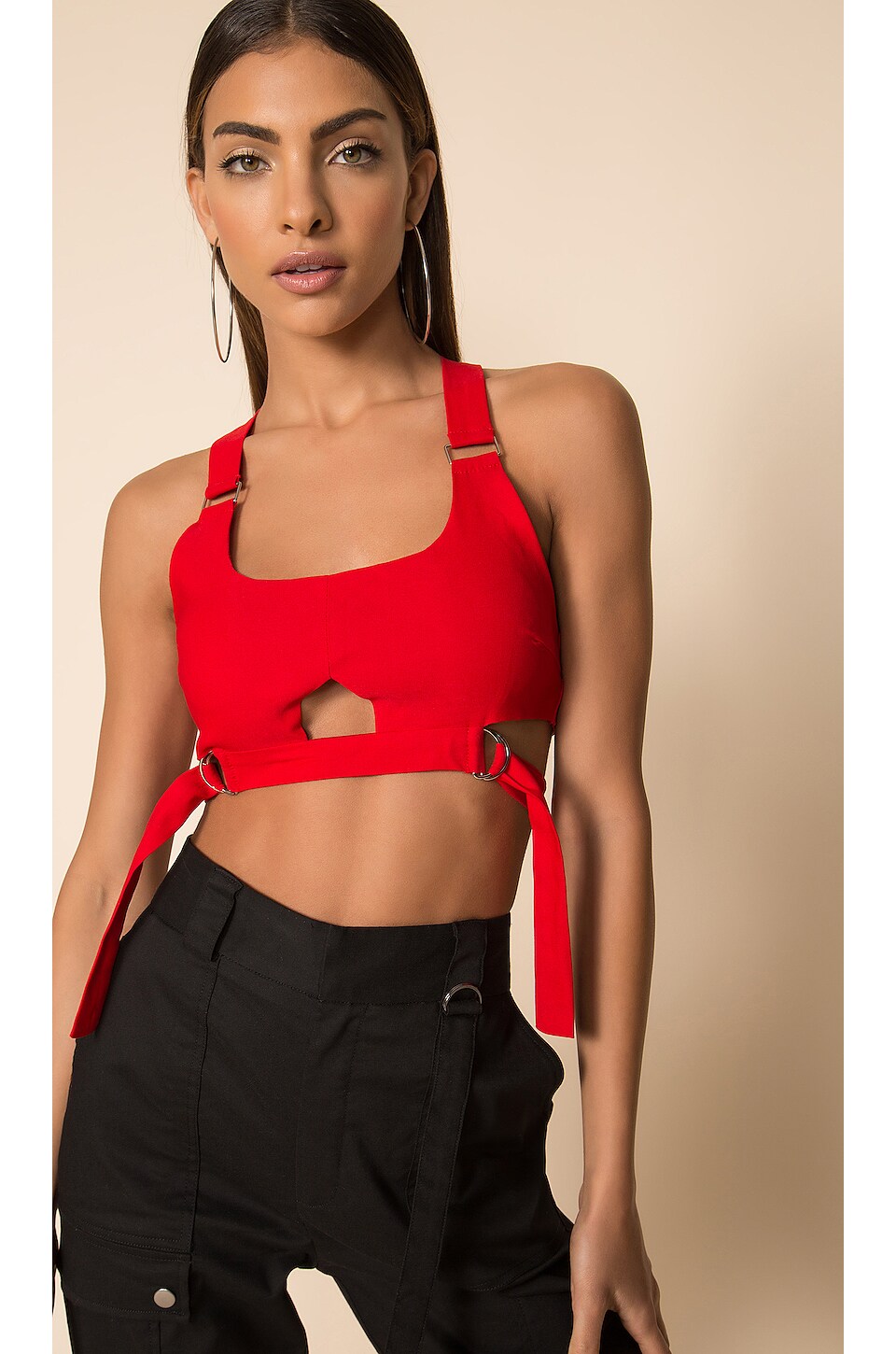 view 1 of 4 Reed Top in Red