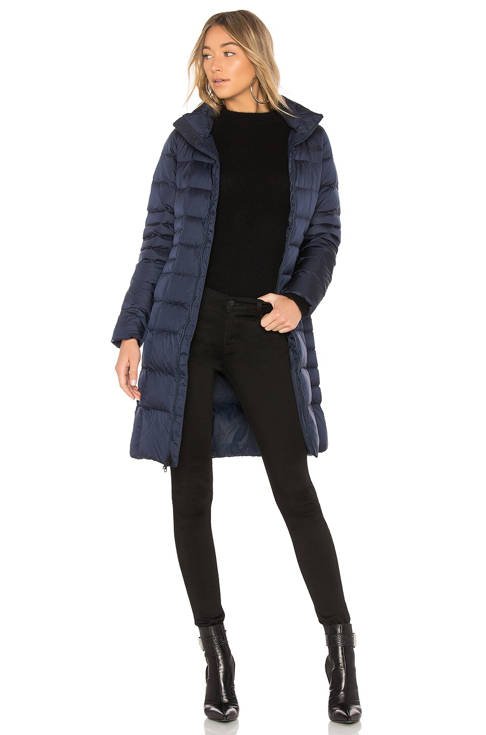 the north face metropolis parka blue