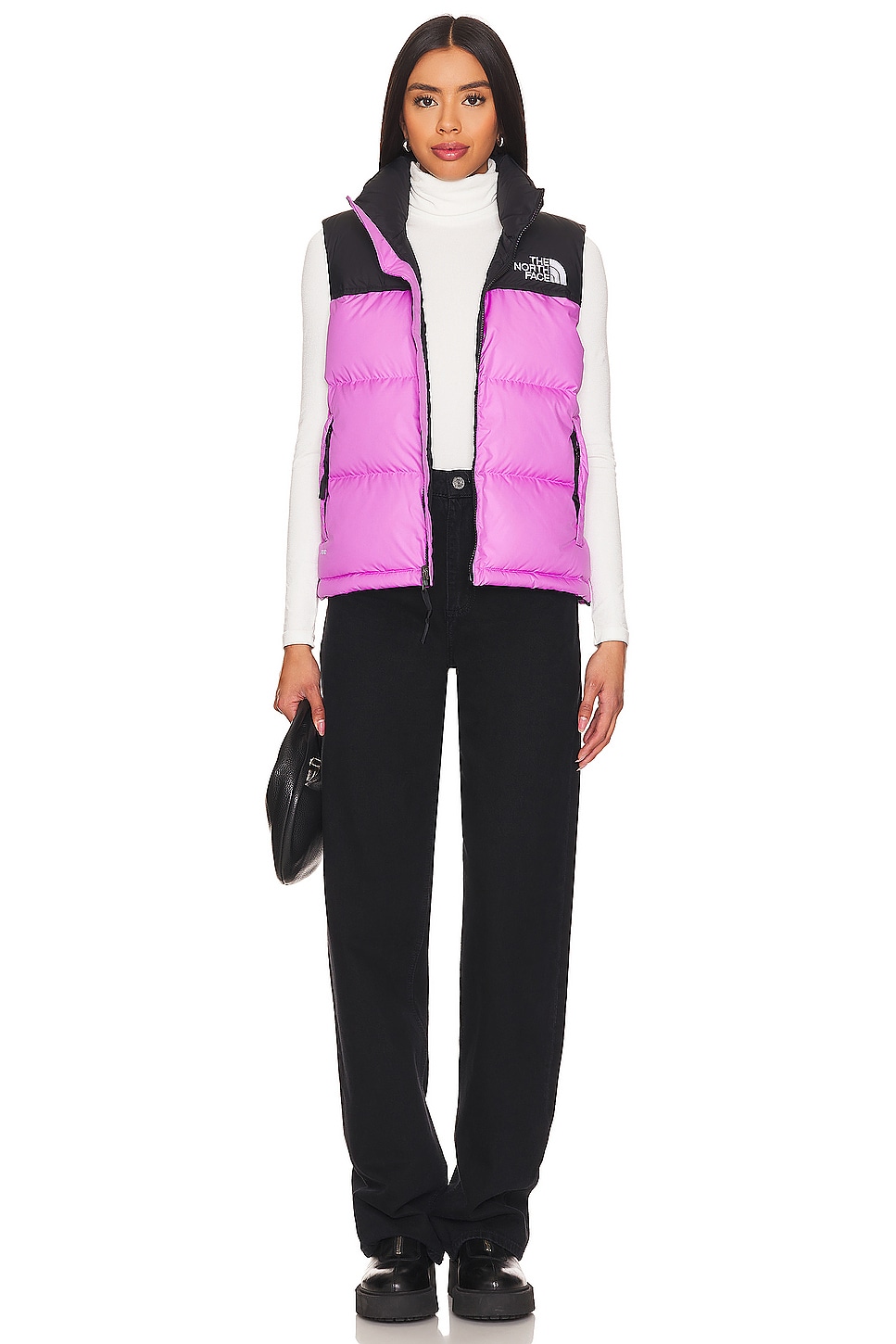 The North Face 1996 Retro Nuptse Vest in Violet Crocus REVOLVE