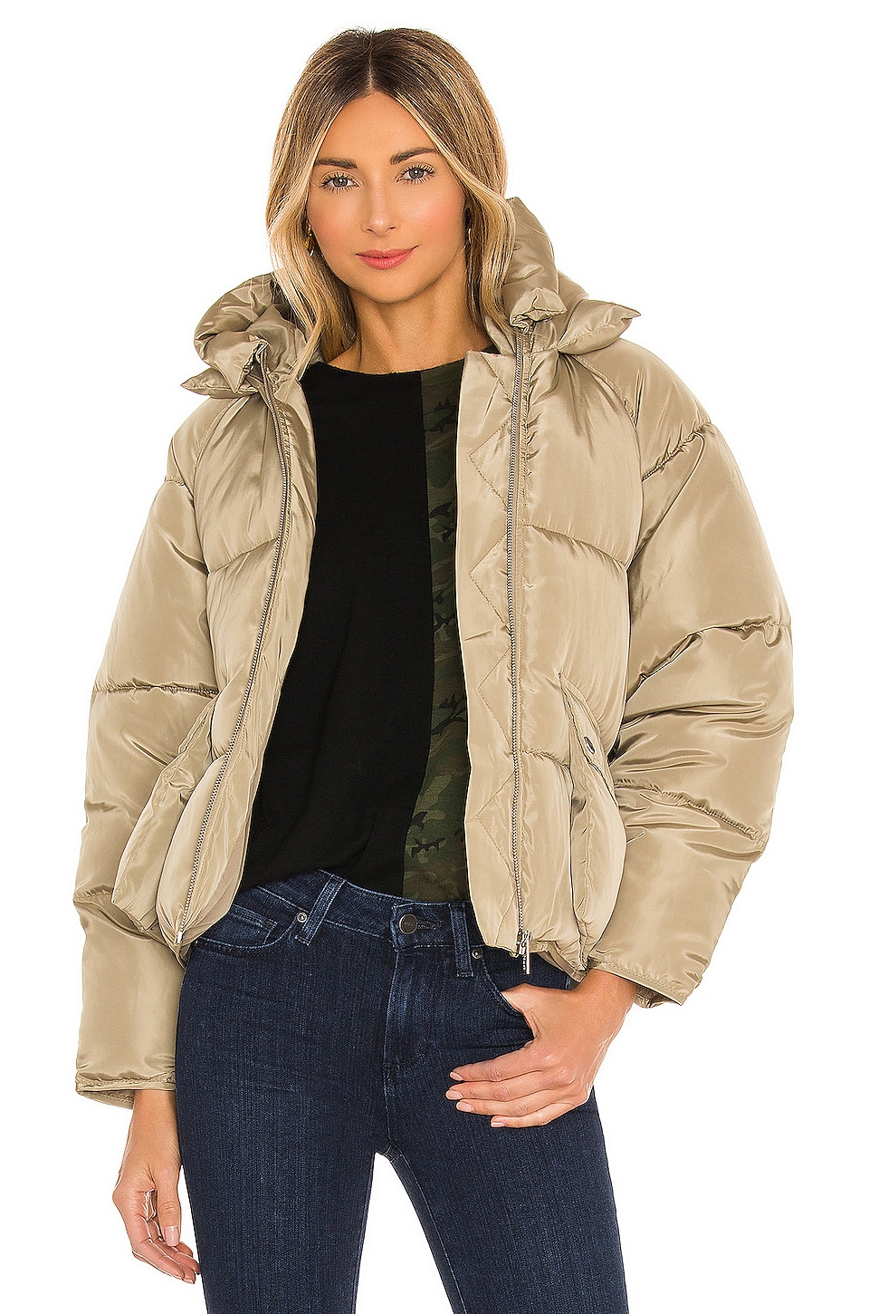 Toast Society Pluto Puffer Jacket in Fawn