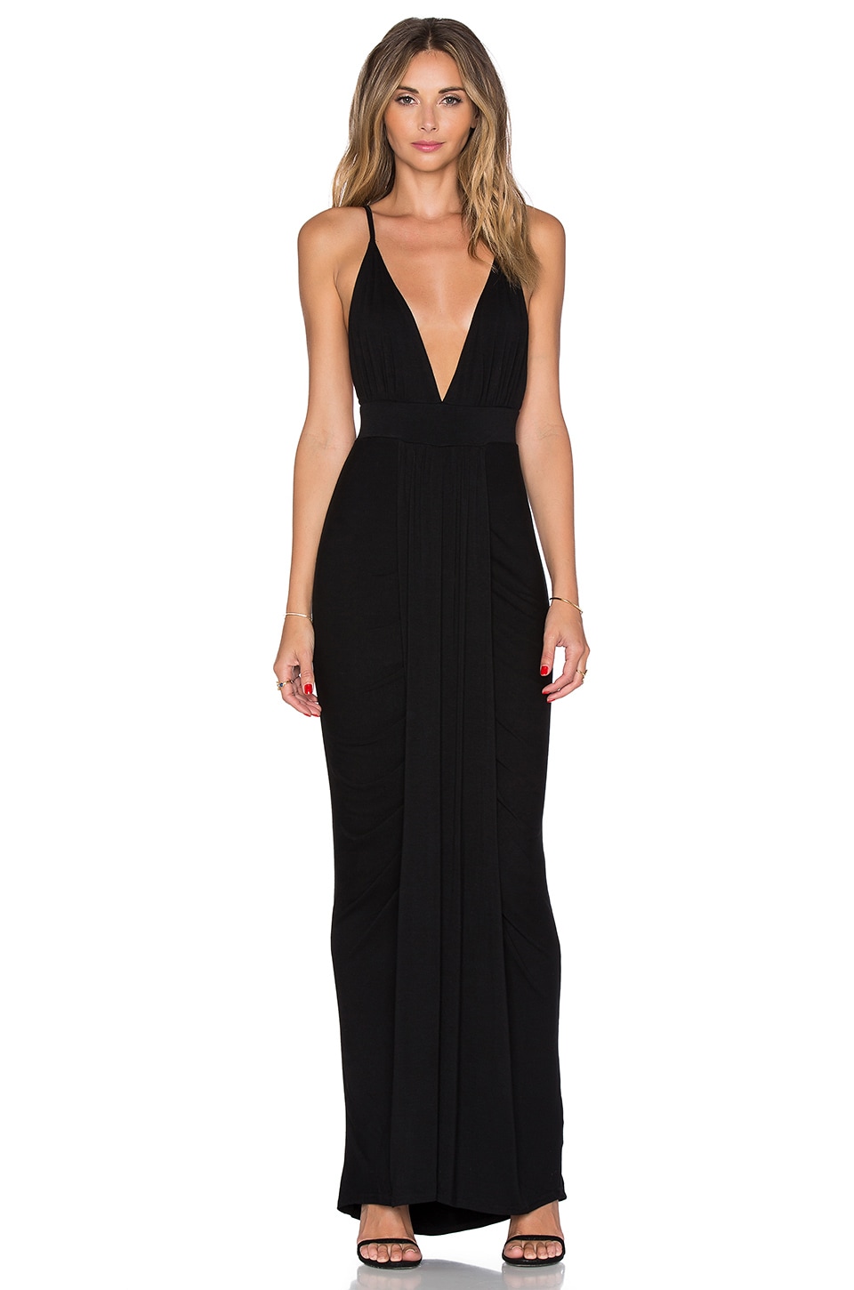 Toby Heart Ginger x Love Indie Walk This Way Maxi Dress in Black | REVOLVE