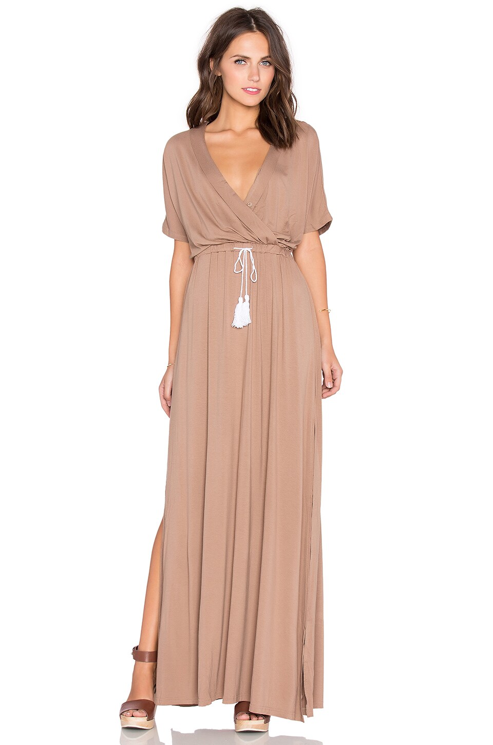 Mocha maxi dress Clearance