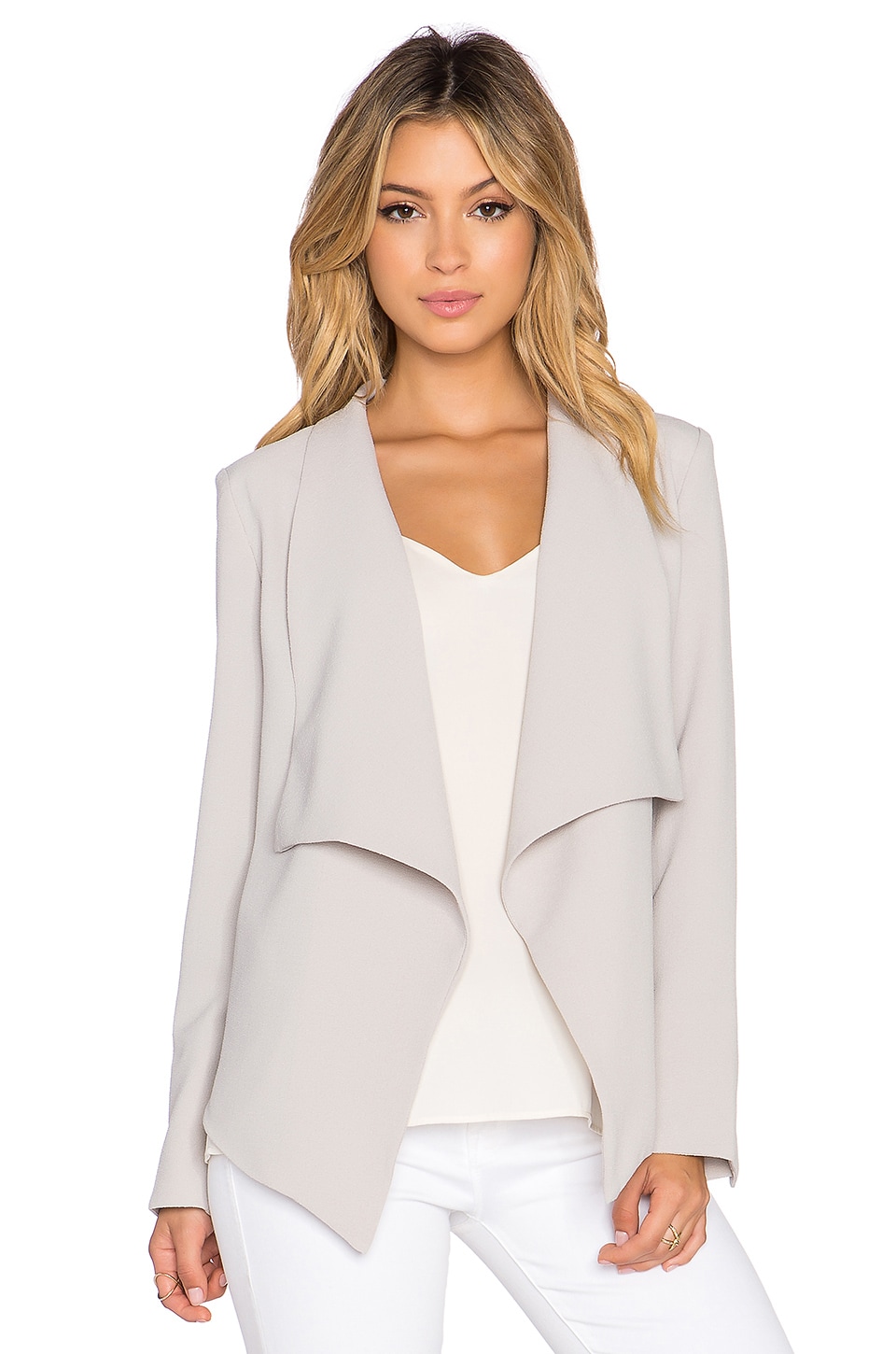 Toby Heart Ginger X Love Indie Camilla Drape Blazer In Grey Revolve