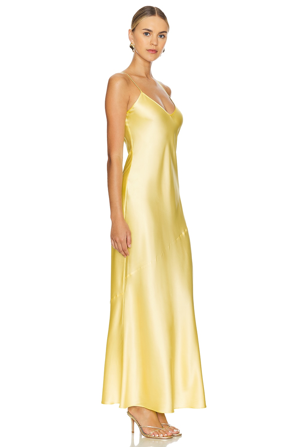 THE MODE x REVOLVE Silk Rosalie Dress