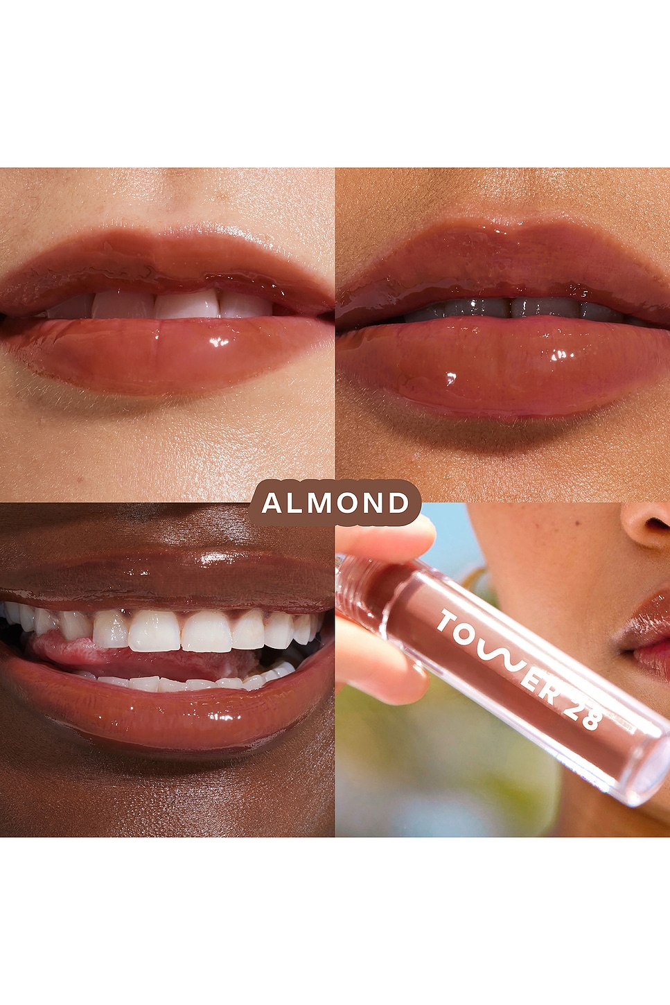 Tower 28 Shineon Milky Lip Jelly in Almond