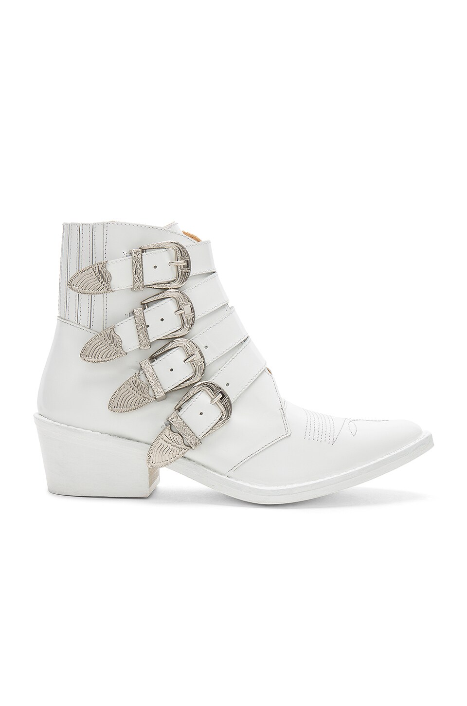 western buckle booties