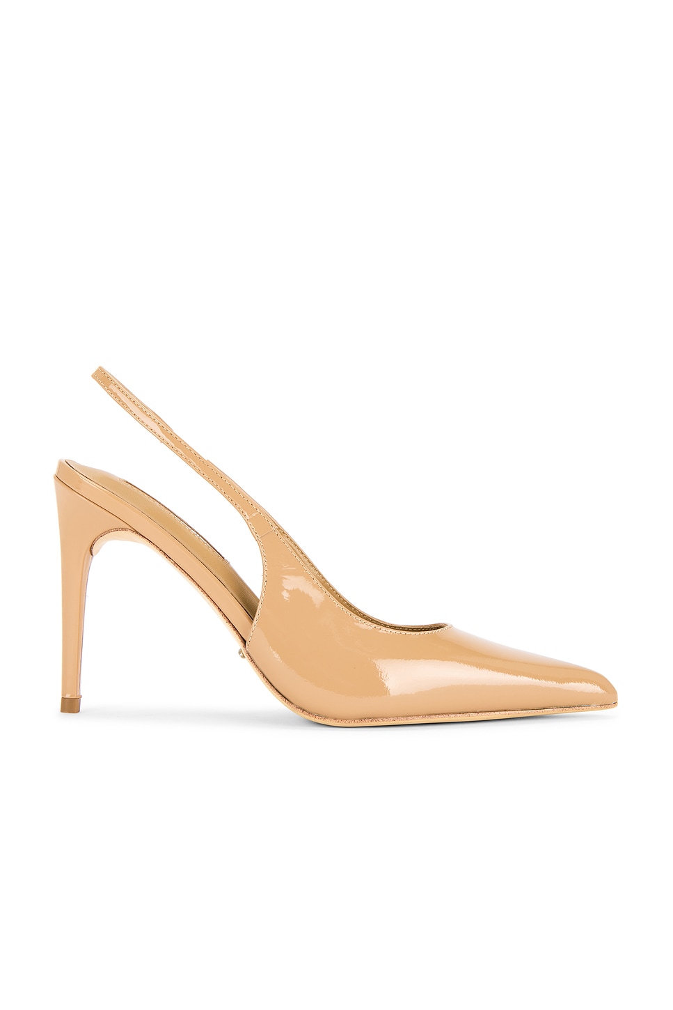 Tony Bianco Charlotte Slingback Pump in Nude Patent | REVOLVE