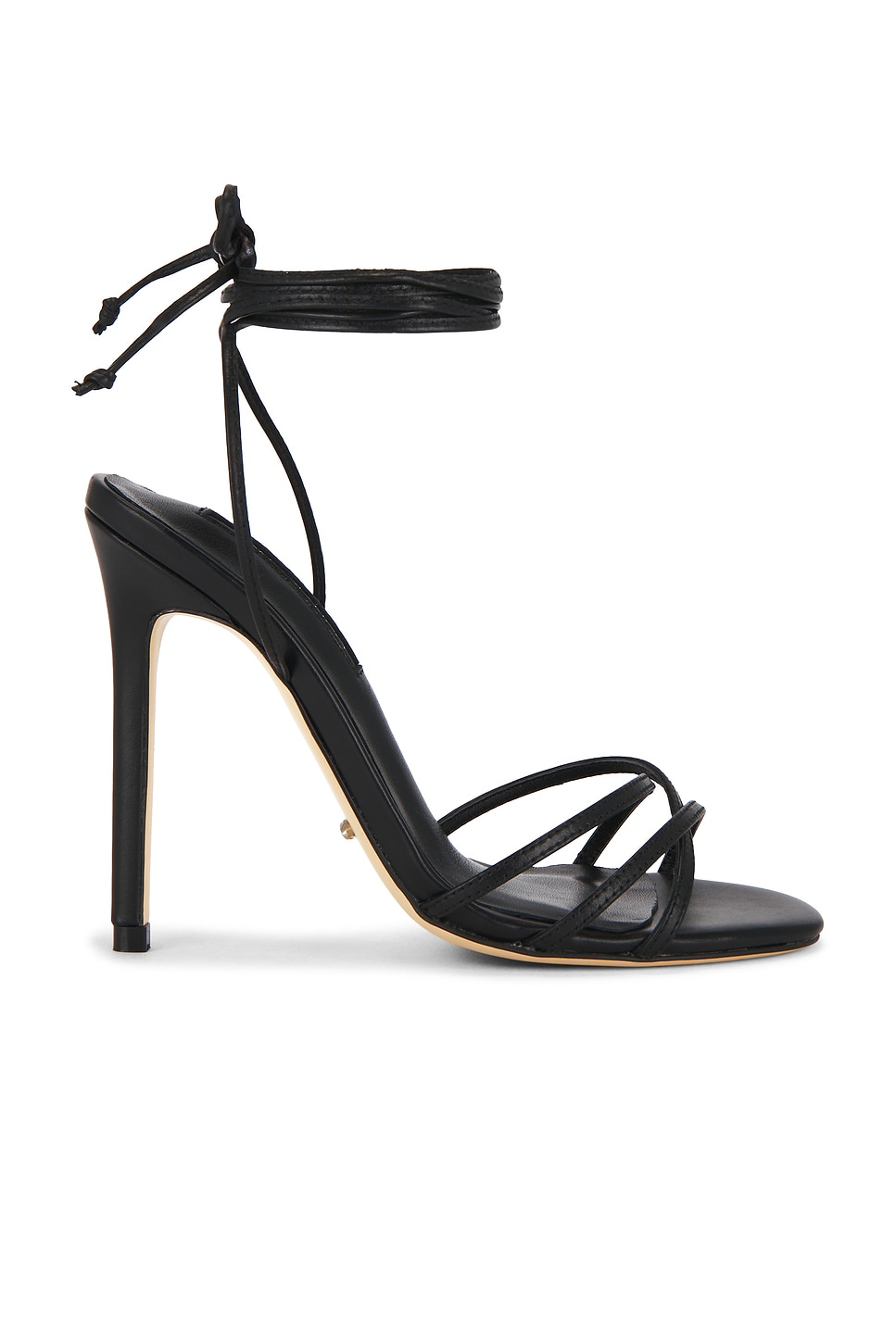 【TONY BIANCO】ブラックストラップサンダル　ソールのリペア付き Tony Bianco KAZ ストラップサンダル - Black Como | REVOLVE