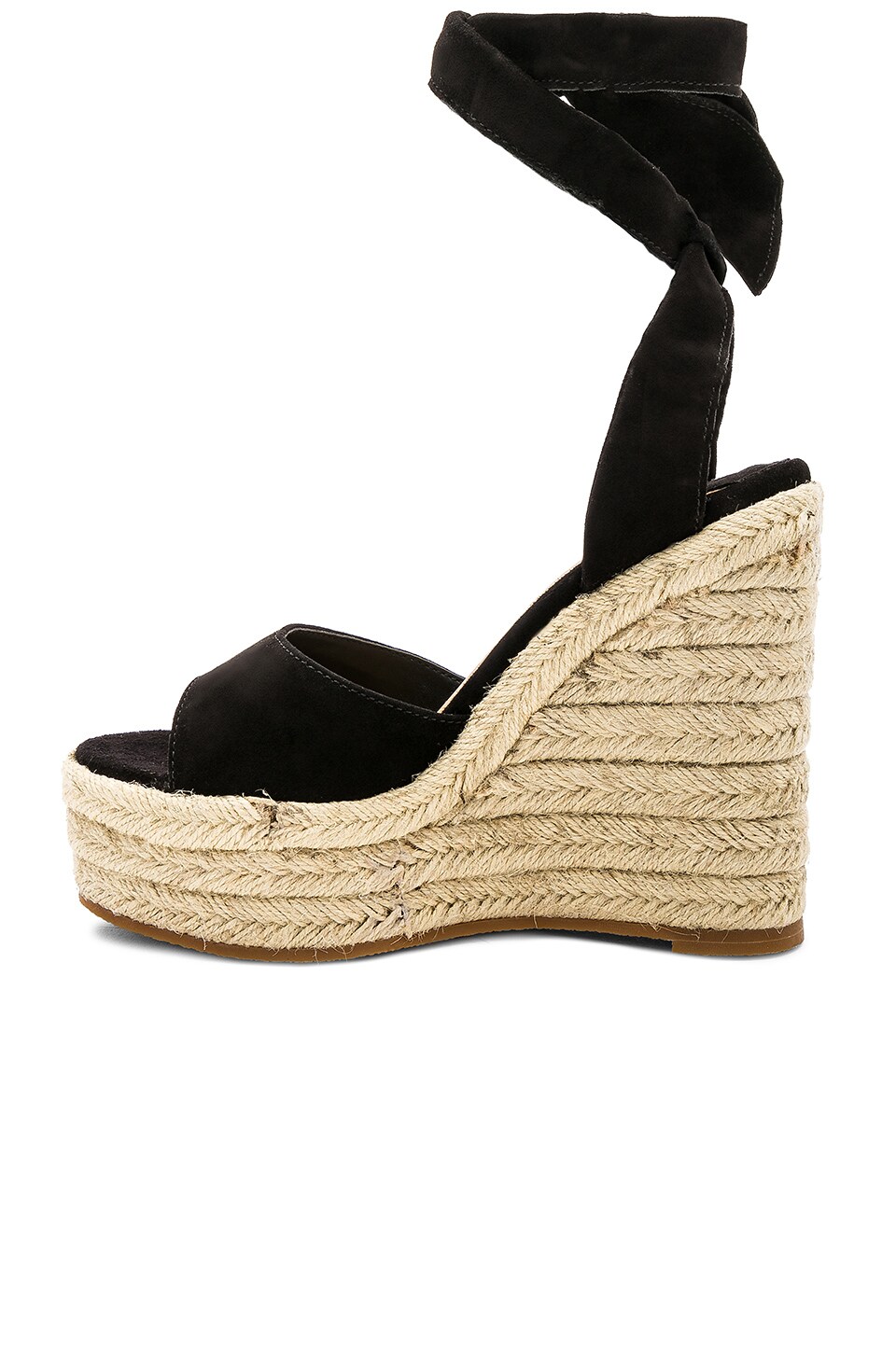 Tony Bianco Barca Wedge in Black Suede | REVOLVE