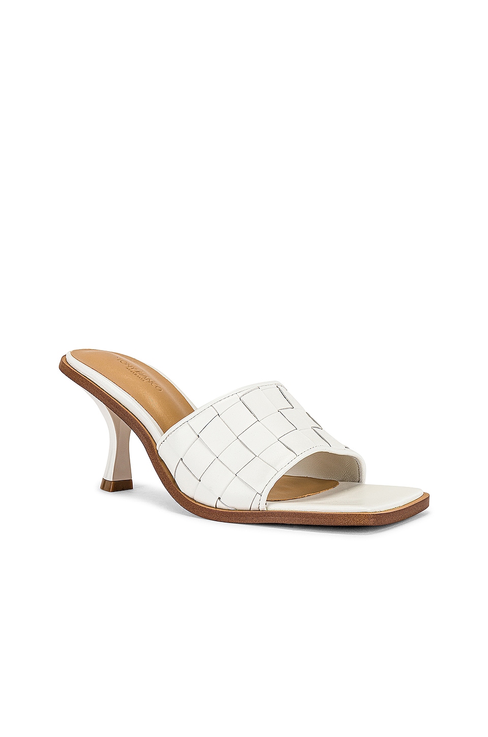 Tony Bianco Olivia Sandal in White Sheep Nappa