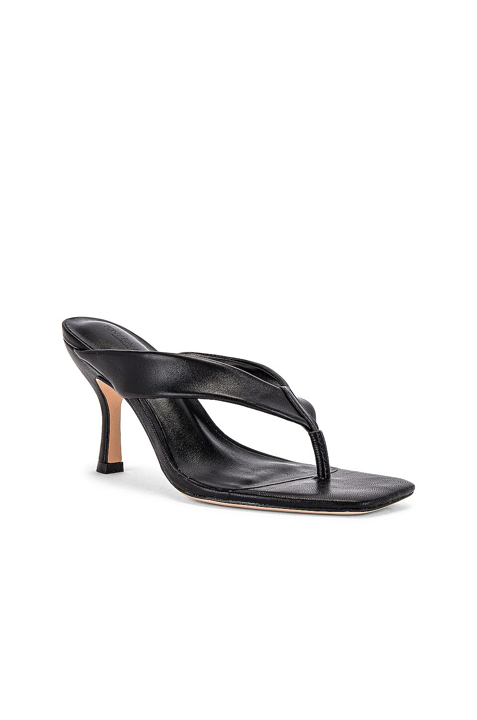 Tony Bianco Bellah Sandal in Black Sheep Nappa