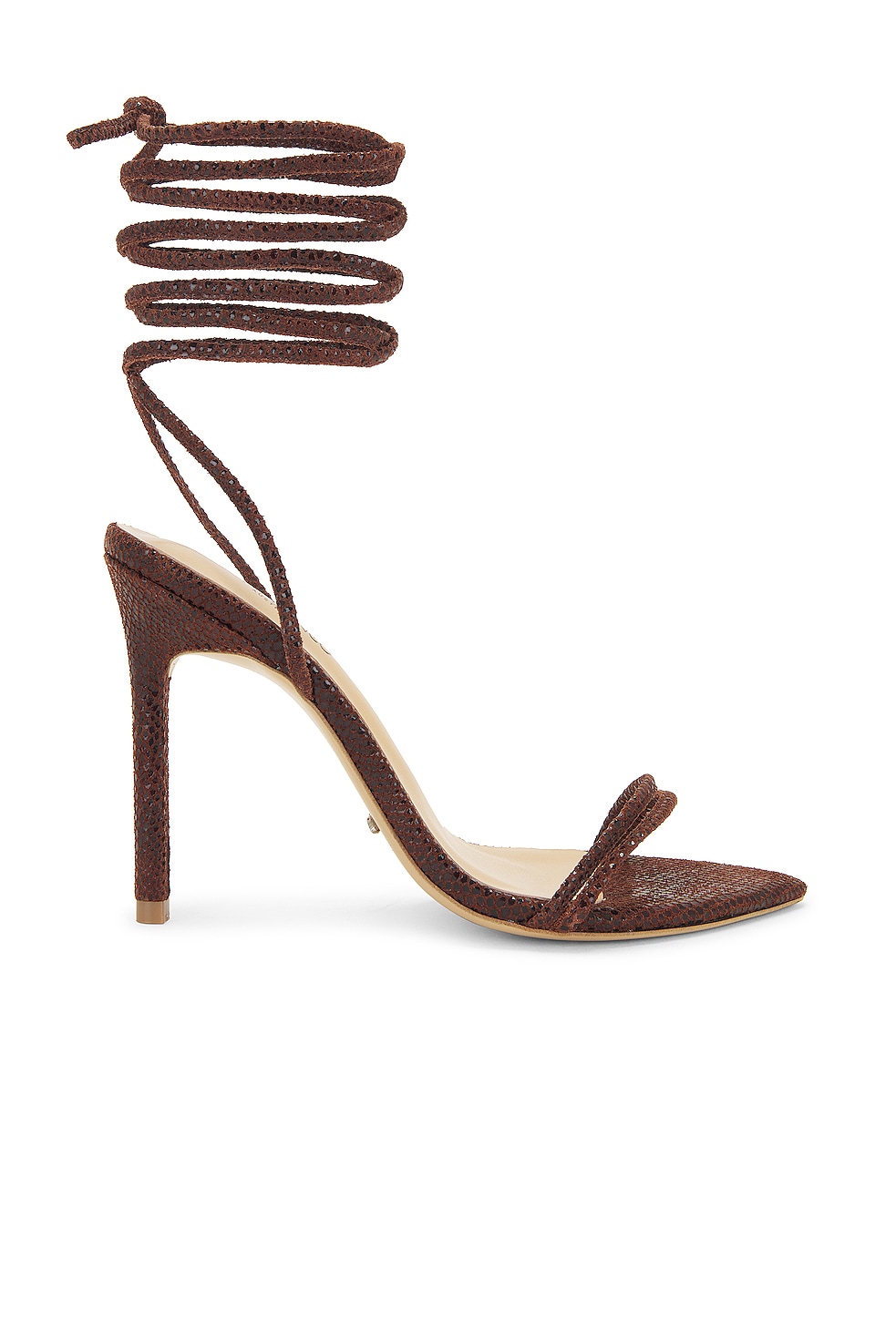 Lee Stiletto in Chocolate. Revolve Women Shoes High Heels Heels Heeled Sandals 