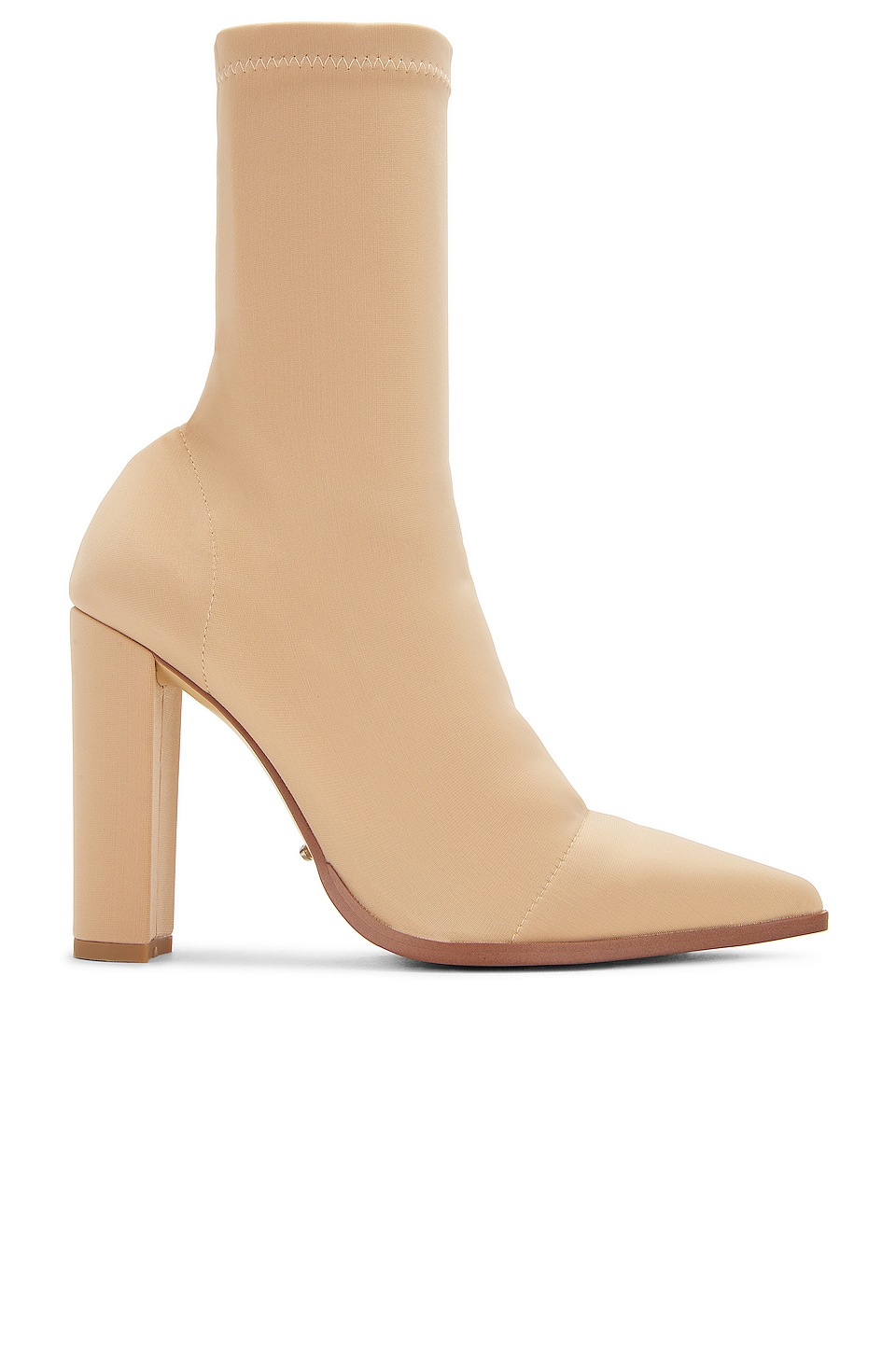 Image 1 of Lila Heeled Bootie in Nude Lycra