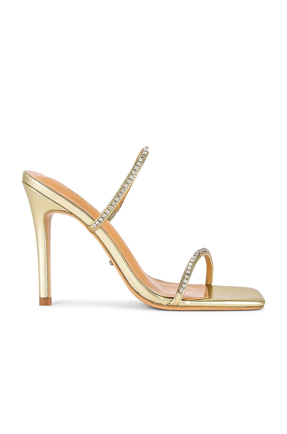 Tony Bianco Fletcher Mule in Gold Nappa Metallic | REVOLVE