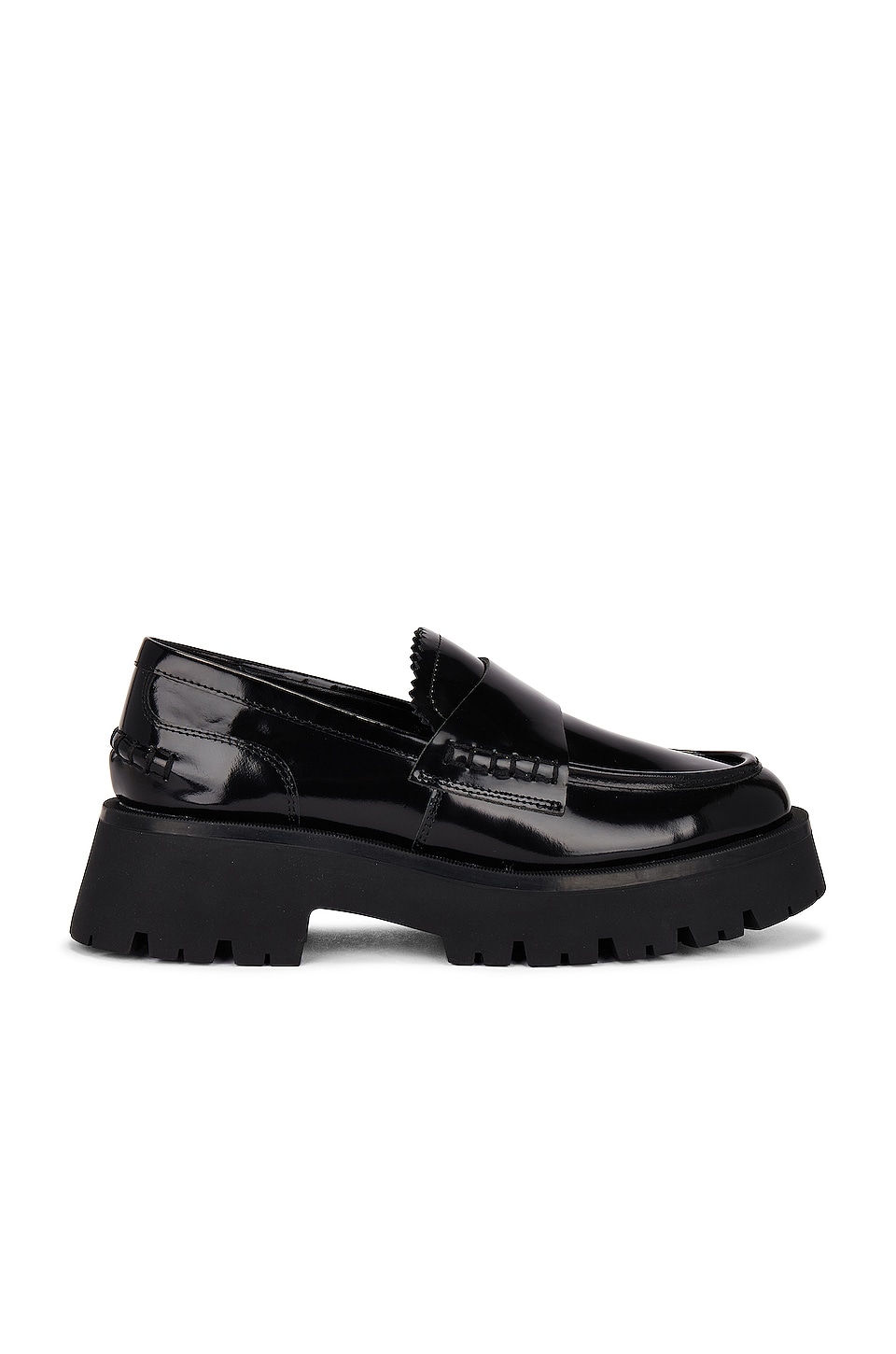 Tony Bianco Brooklyn Loafer in Black Hi Shine | REVOLVE