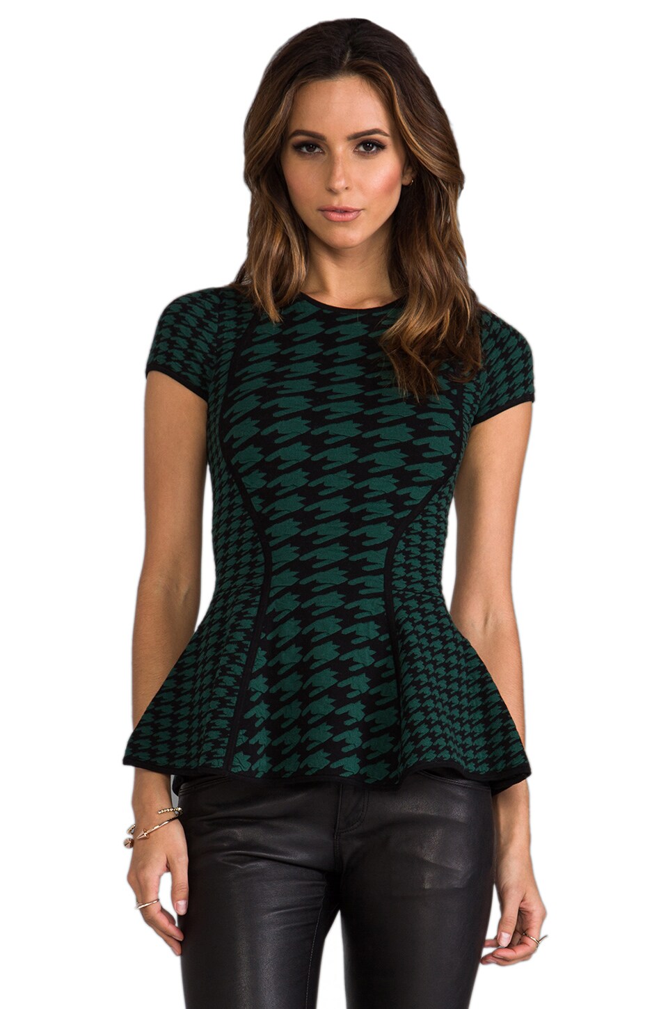 ronny kobo peplum top