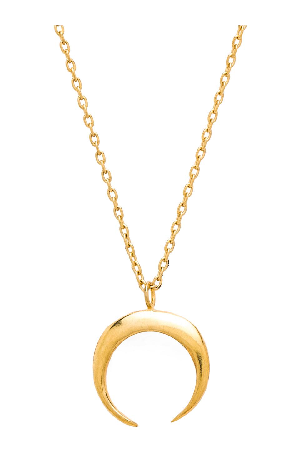 Image 1 of Crescent Necklace in Gold
