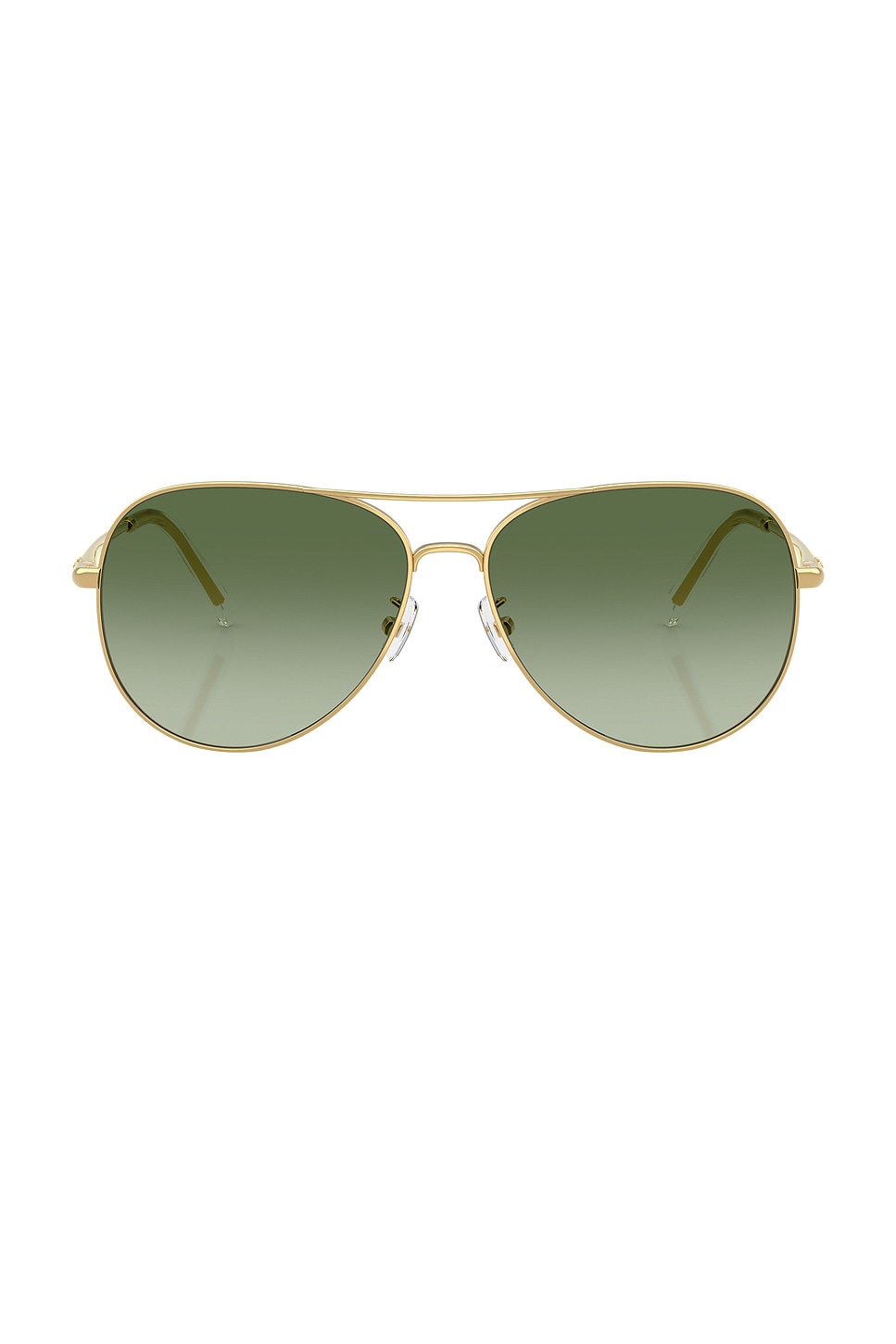Gold Tory Burch Aviator Sunglasses Tory Burch TY6114 L (58 - 14) with Brown lenses and Gold  main image 4