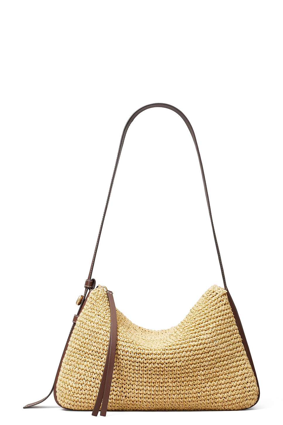 Tory Burch Romy Straw Shoulder Bag