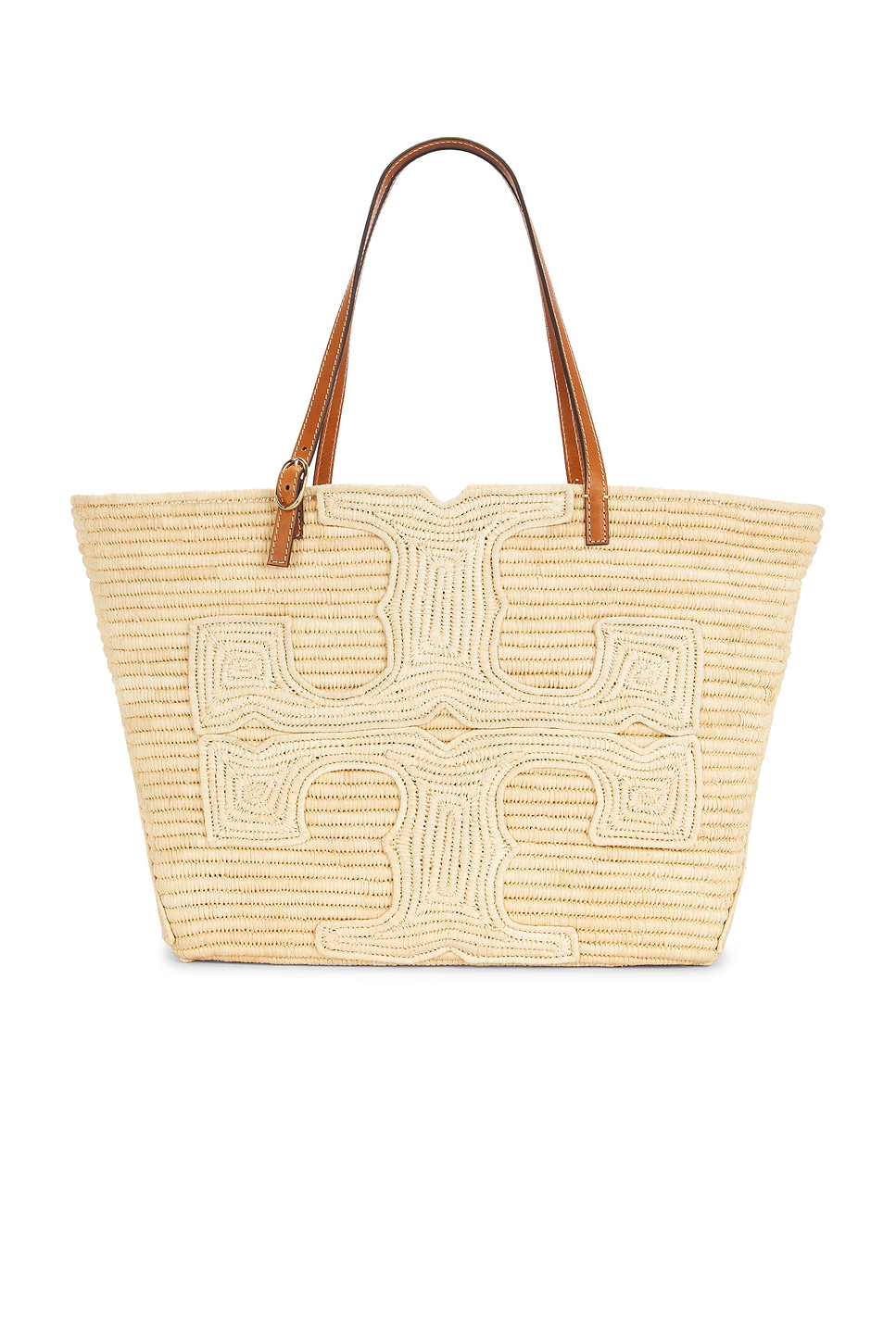 Ella Structured Straw Large Tote