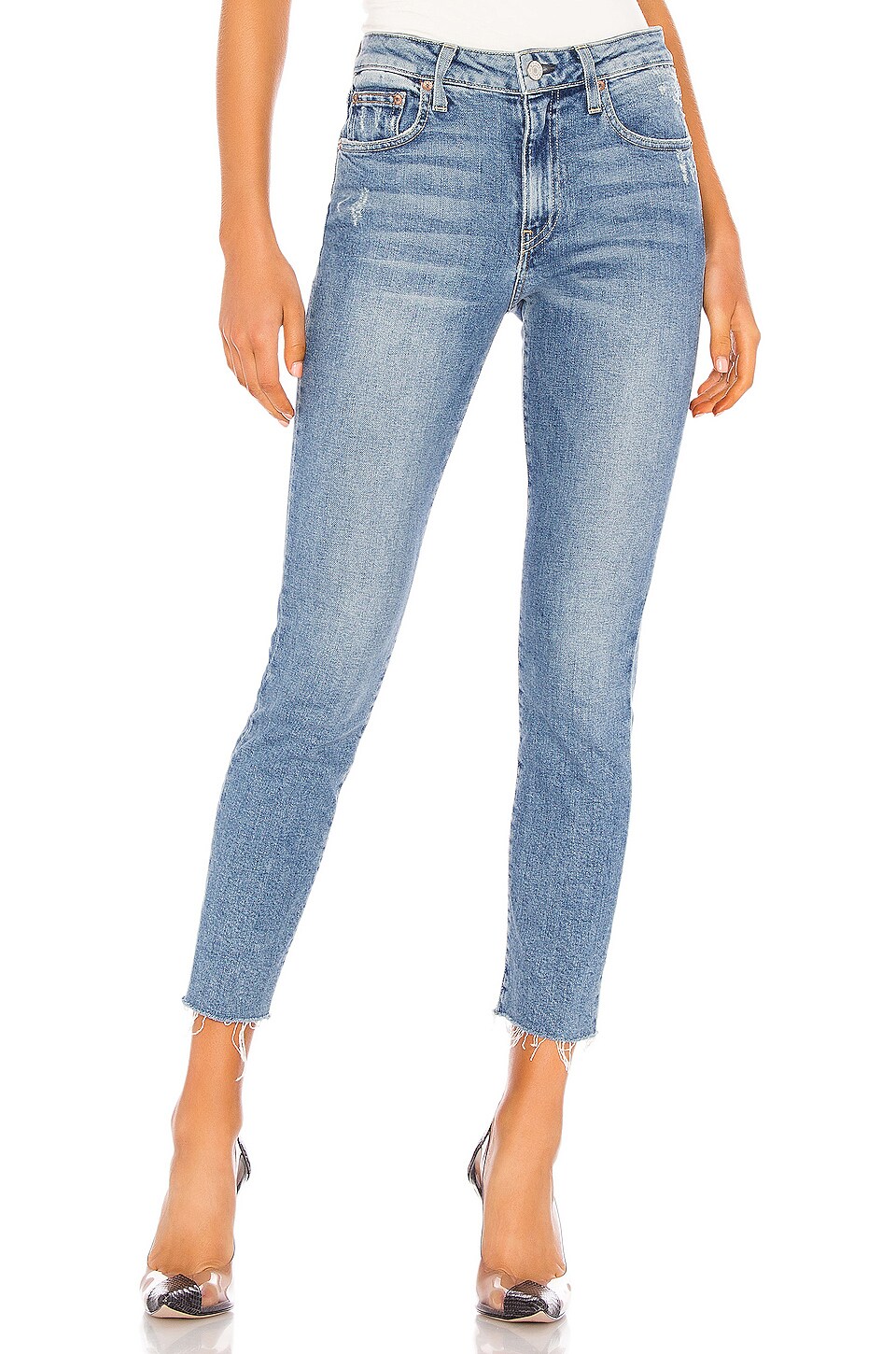 trave harper crop slim straight jeans