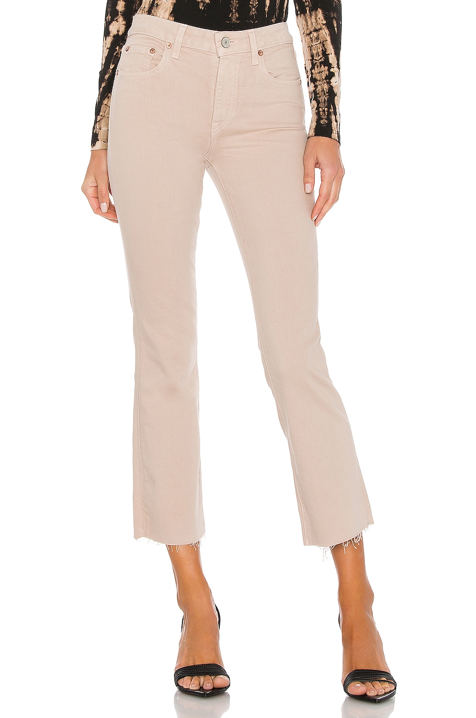 TRAVE Colette Kick Flare in Mushroom 