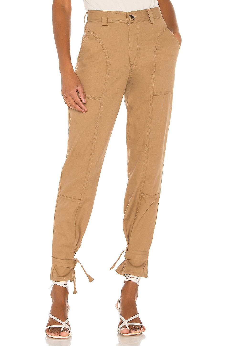 women's cinched ankle pants