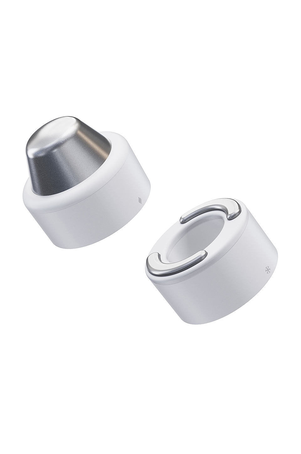 Image 1 of TheraFace Hot & Cold Rings in white