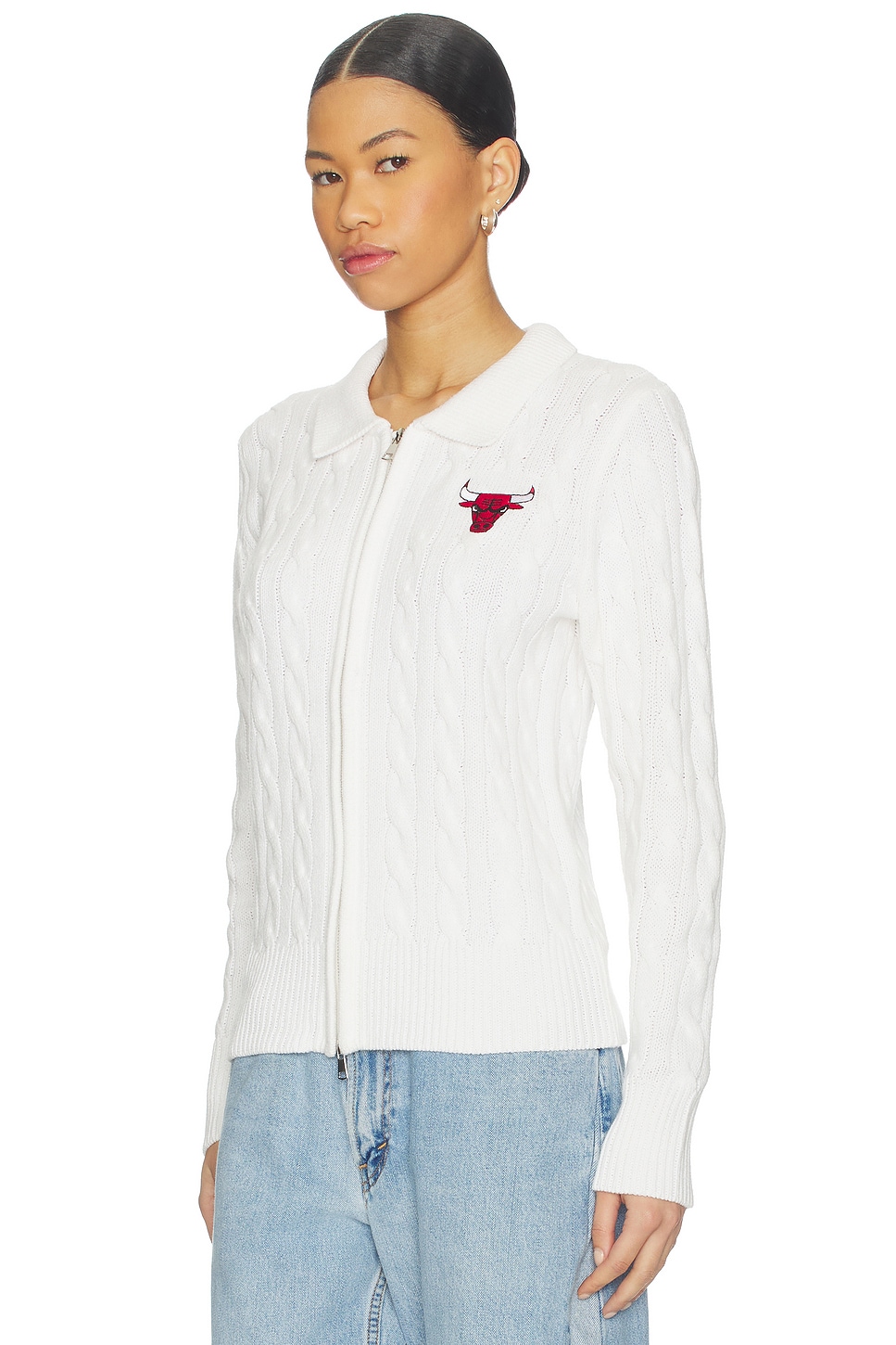 Terez x REVOLVE X Revolve Bulls Zip Knit Cardigan