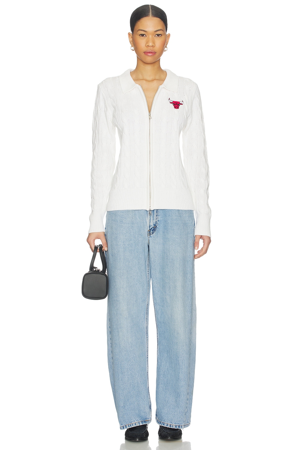 Terez x REVOLVE X Revolve Bulls Zip Knit Cardigan