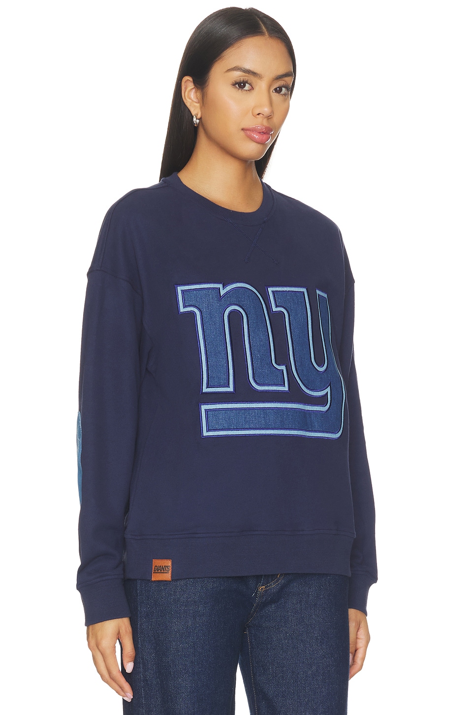 New York Giants Denim Patch Crew Sweater - thumbnail 3