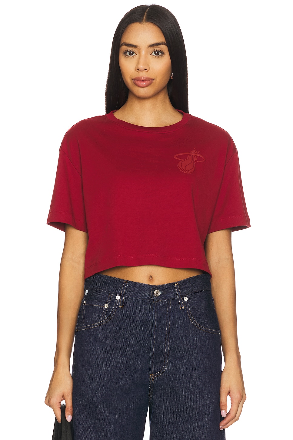 x REVOLVE Mavericks Tonal Crop Logo Tee - thumbnail 7