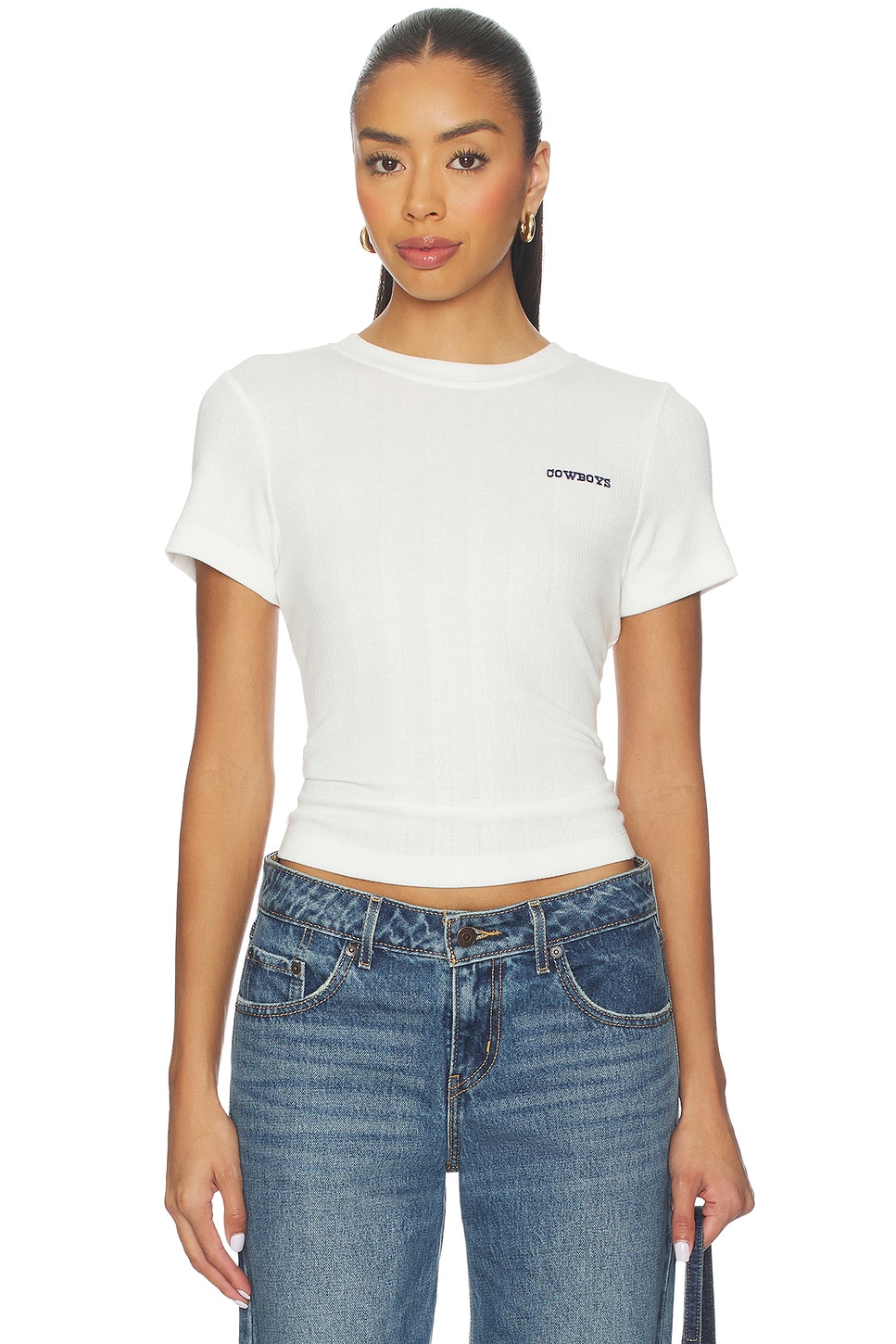 Terez x REVOLVE Cowboys Pointelle Baby Tee