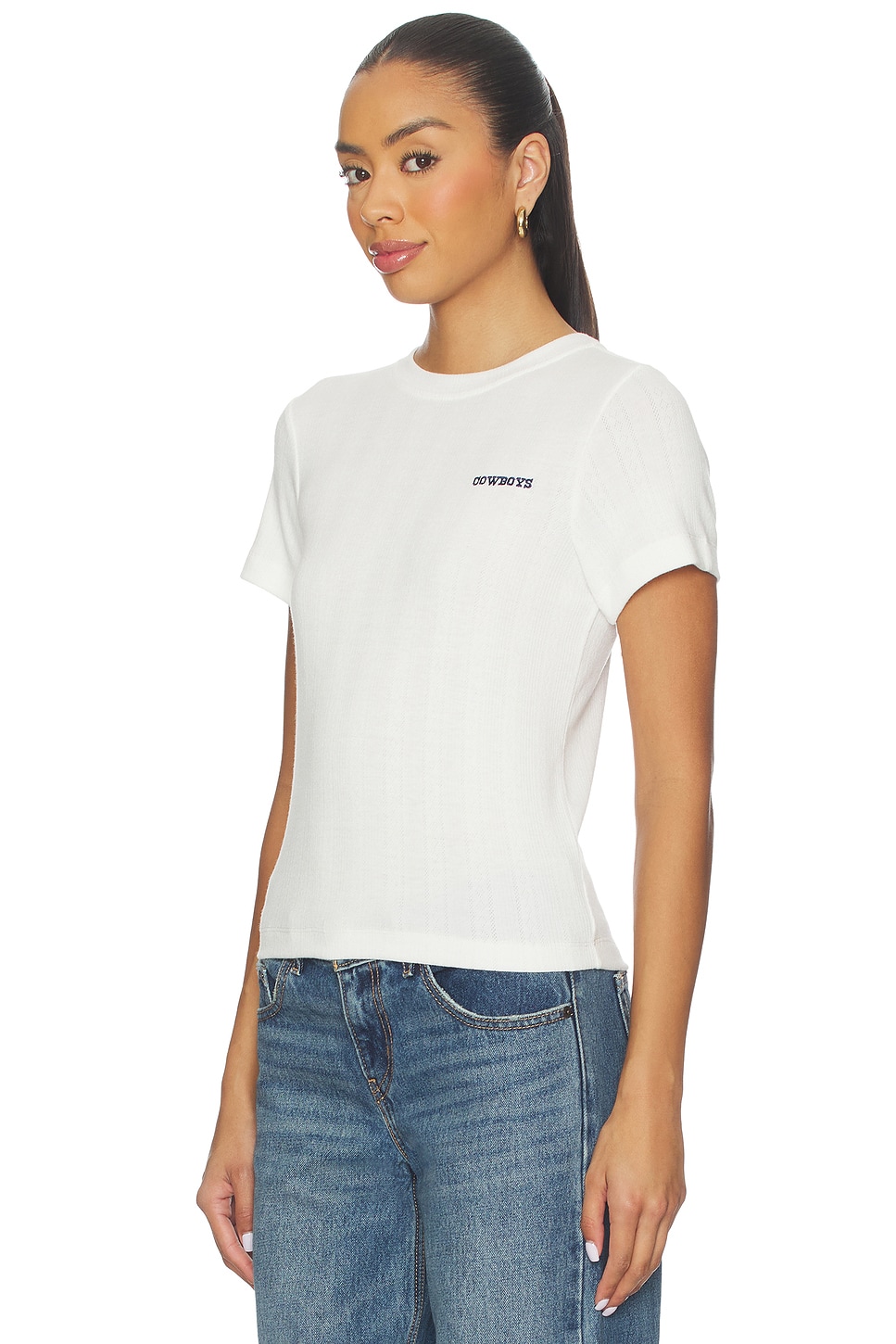 Terez x REVOLVE Cowboys Pointelle Baby Tee