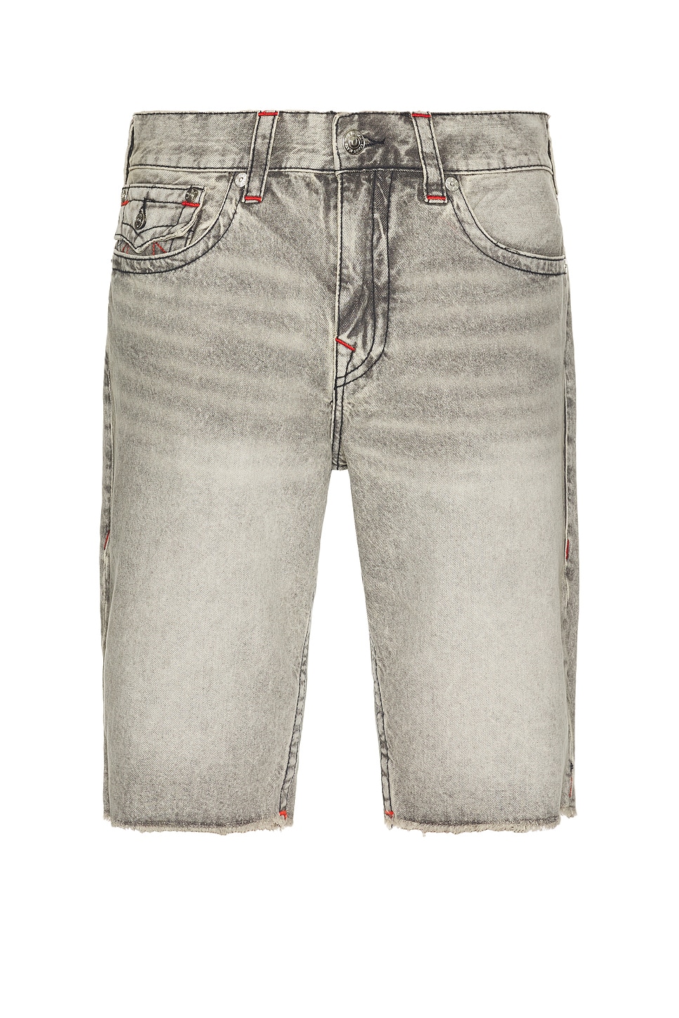 Ricky Flap Short Fray Hem Short - Thumbnail 1
