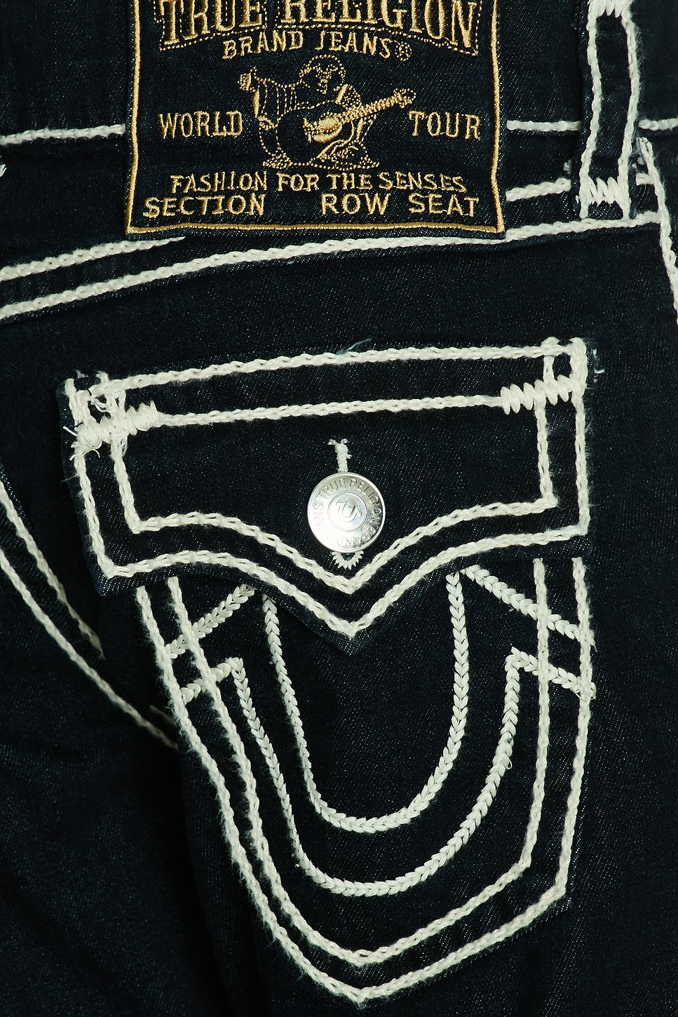 Rope Stitch Western Ricky Flap Jeans - Thumbnail 3