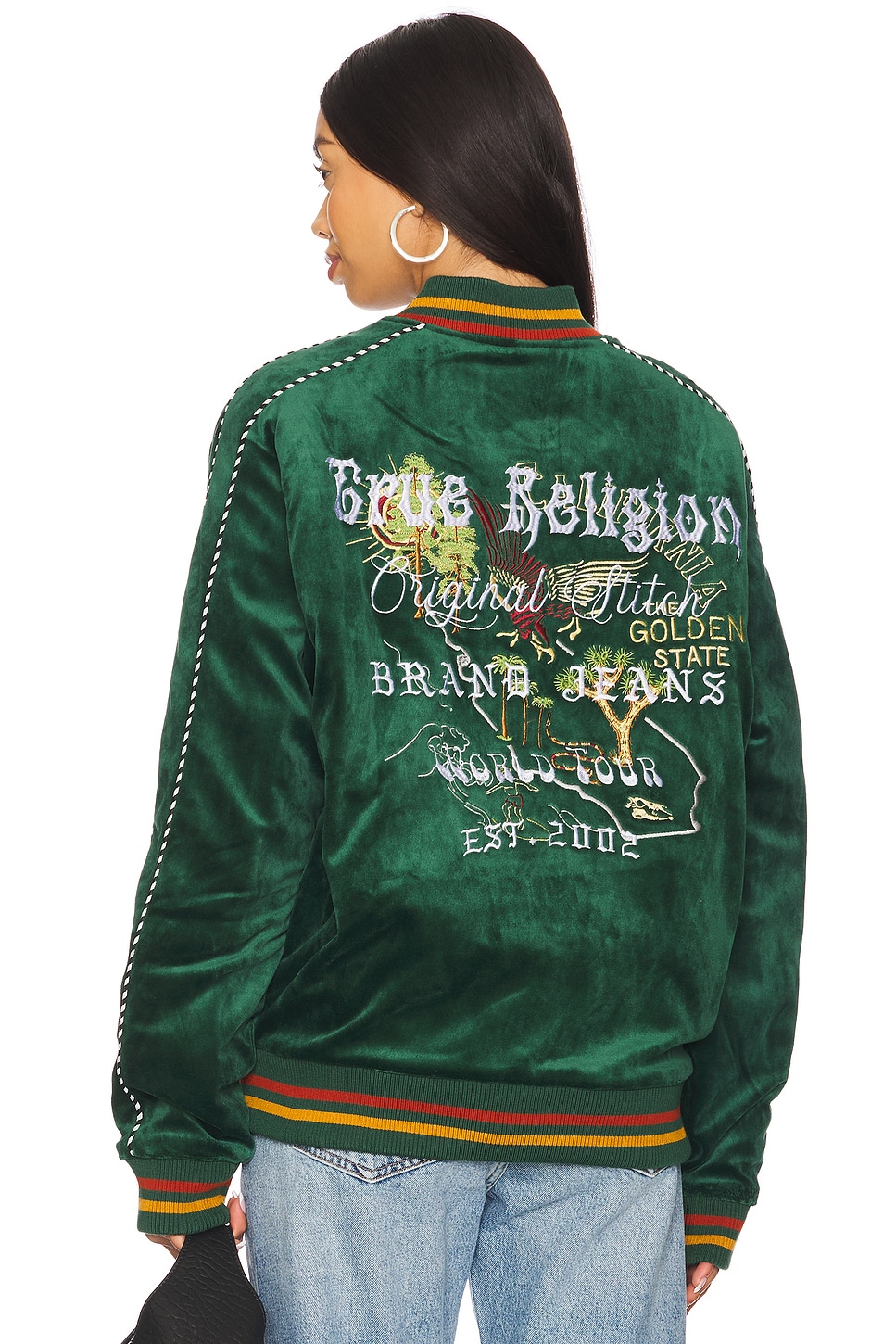 Western Velvet Bomber Jacket